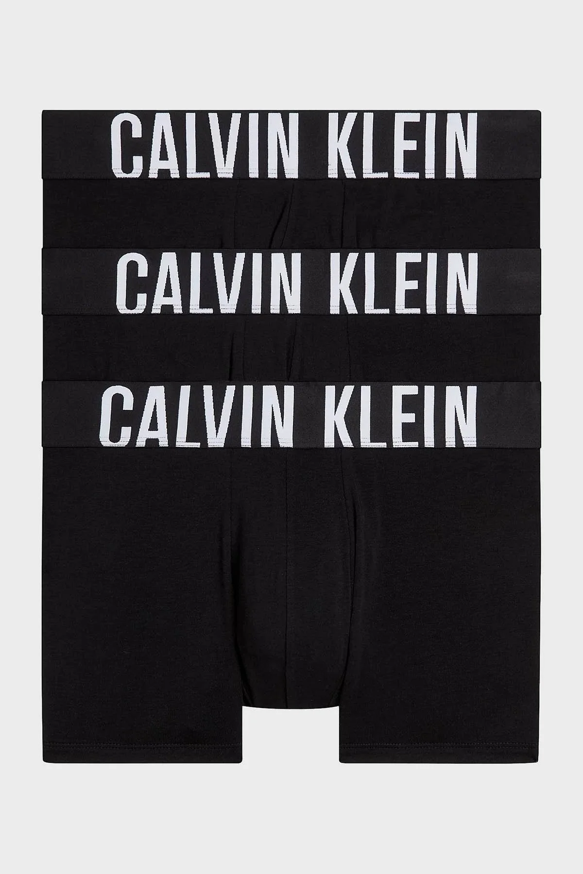Calvin Klein Pamuklu Esnek 3 Pack 000NB3608AUB1 Erkek Boxer 000NB3608A UB1 SİYAH - 1