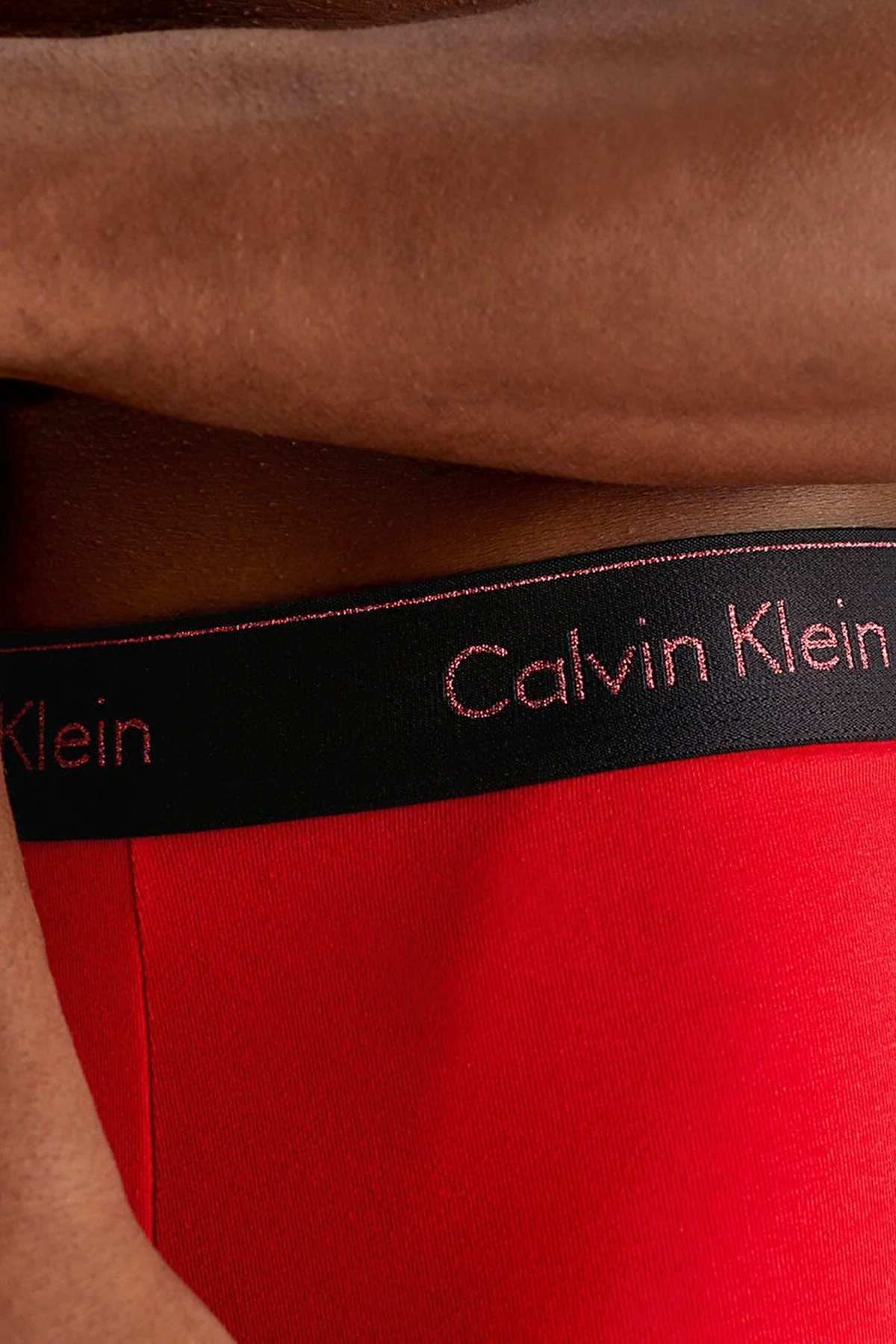 Calvin Klein Pamuklu Esnek 3 Pack 000NB3873AKHZ Erkek Boxer 000NB3873A KHZ Siyah-Kırmızı-Siyah - 4