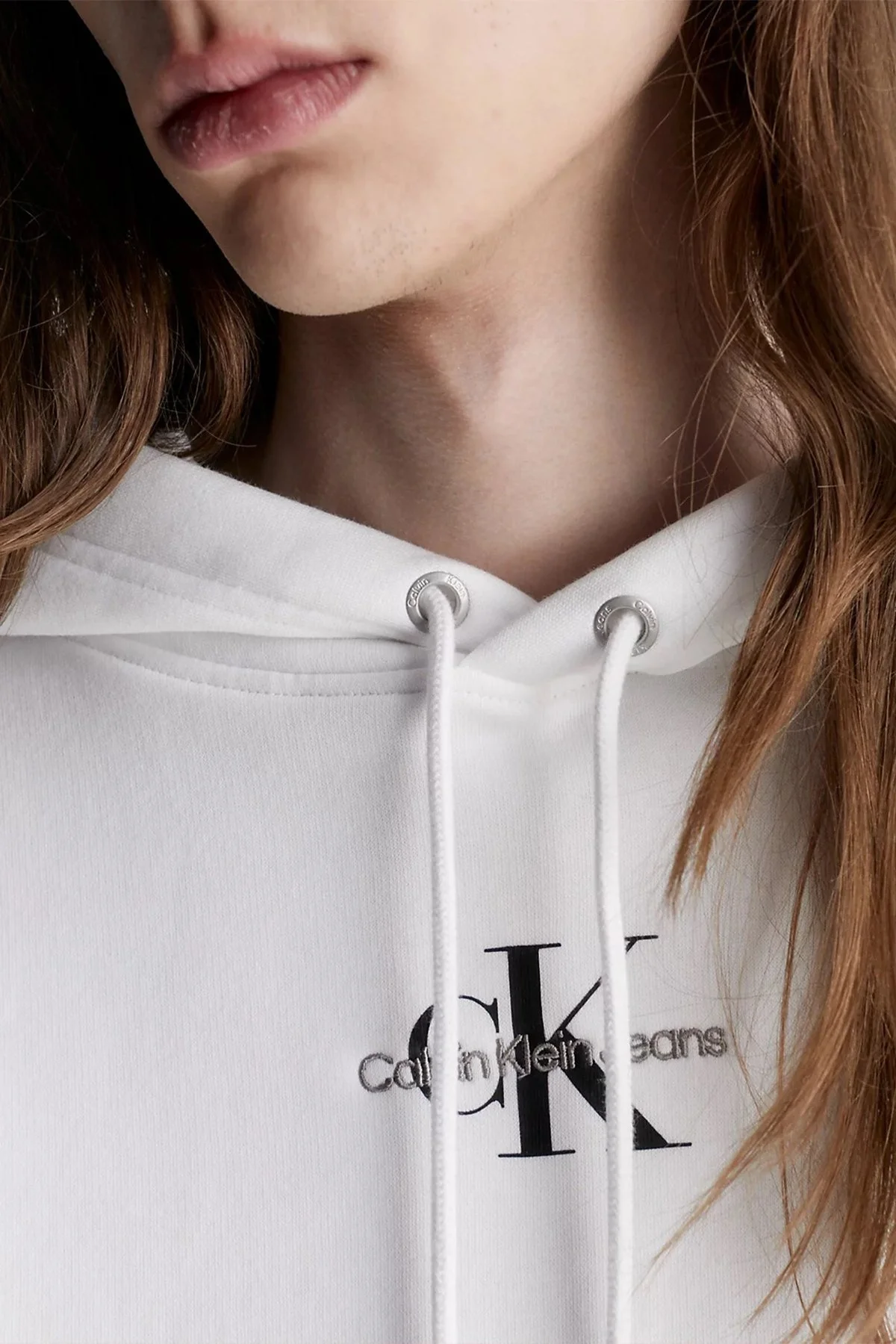Calvin Klein Erkek Sweat J30J323749 YAF BEYAZ - 4