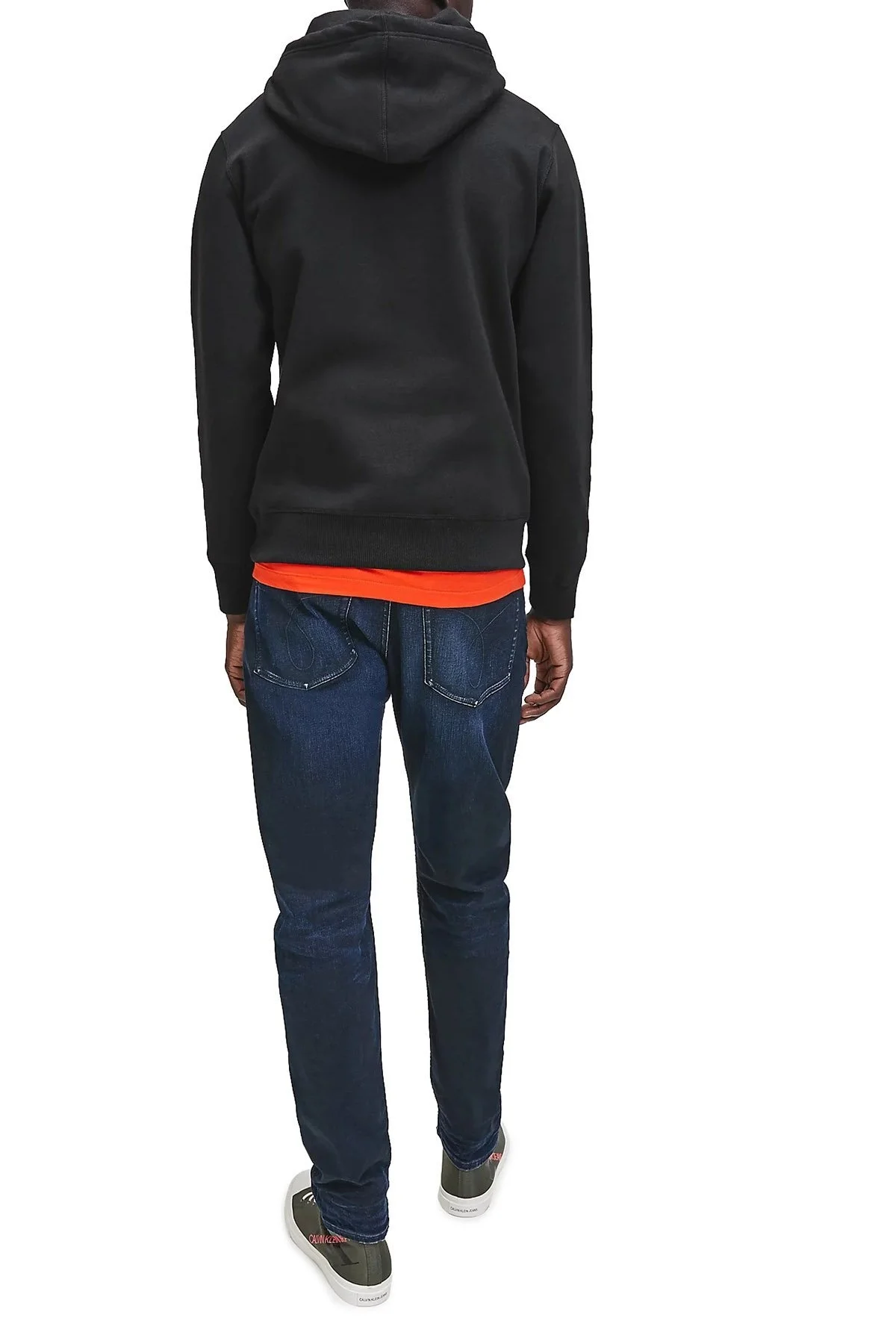 Calvin Klein Pamuklu Kapüşonlu Kanguru Cepli Regular Fit Erkek Sweat J30J315713 BAE SİYAH - 2