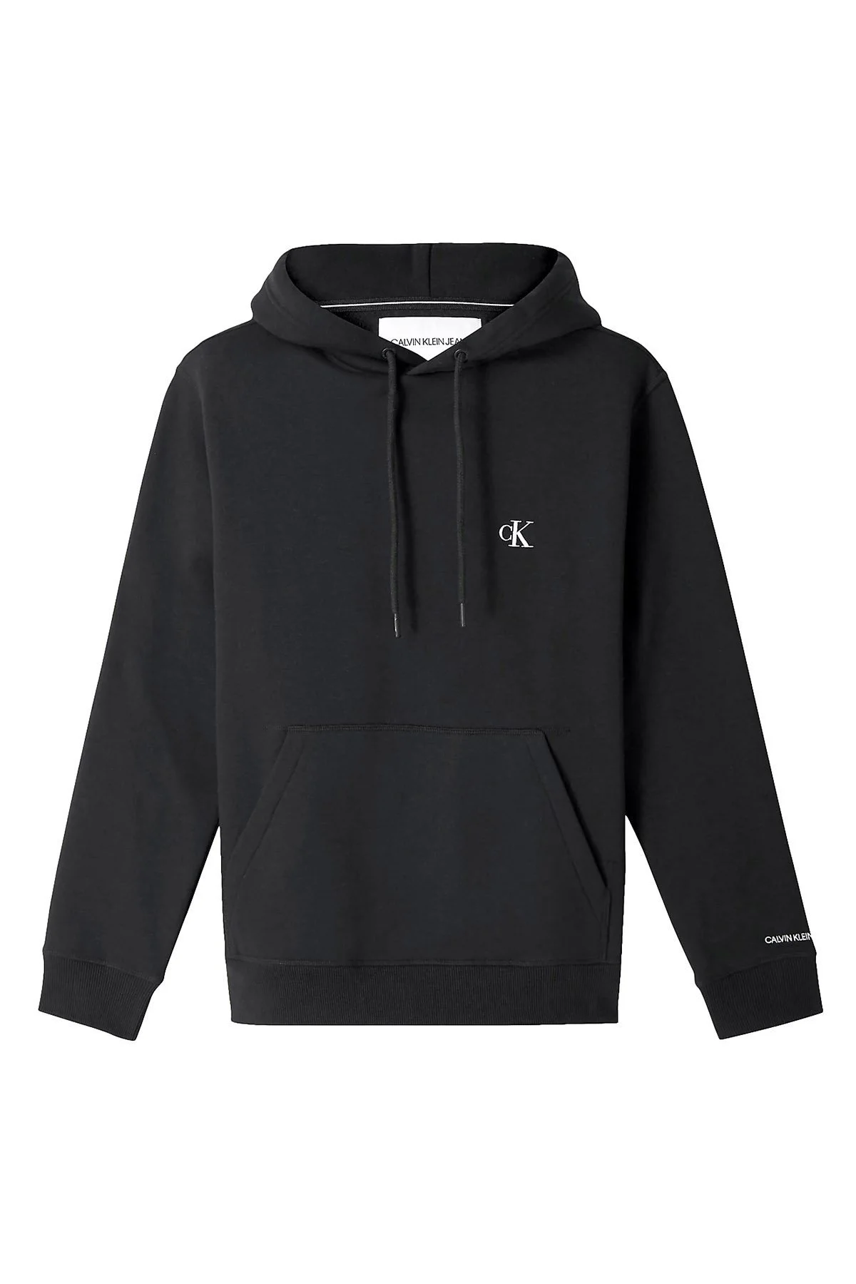 Calvin Klein Pamuklu Kapüşonlu Kanguru Cepli Regular Fit Erkek Sweat J30J315713 BAE SİYAH - 5