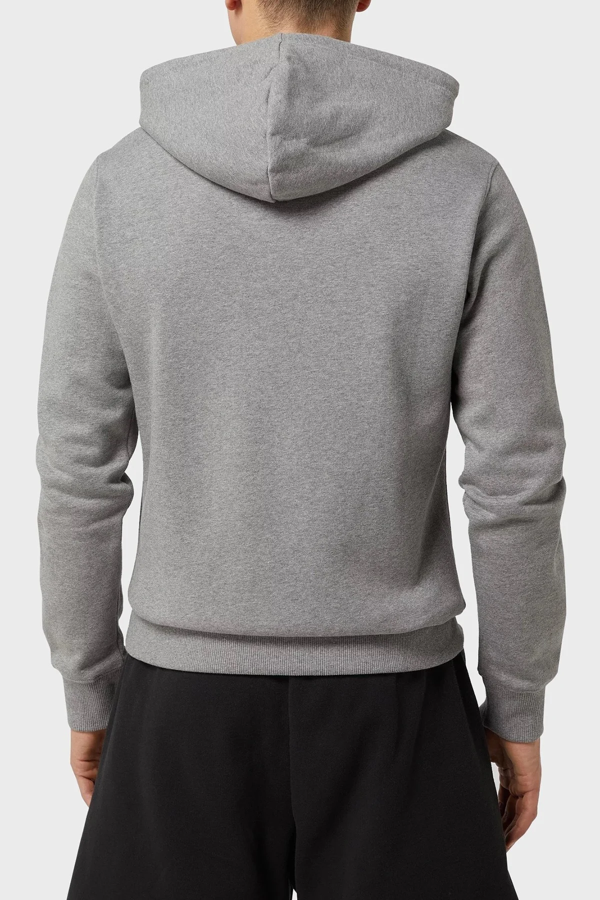 Calvin Klein Pamuklu Kapüşonlu Kanguru Cepli Regular Fit Erkek Sweat J30J320934 P2D GRİ - 2