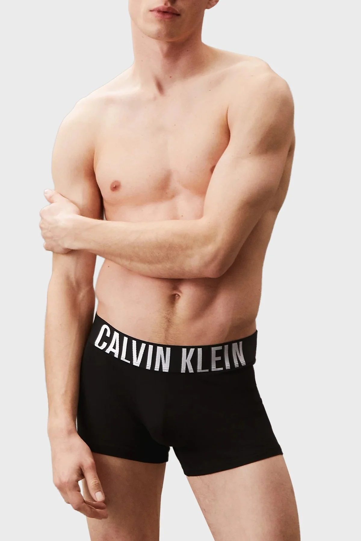 Calvin Klein Pamuklu Logolu 3 Pack 000NB3608AVVL Erkek Boxer 000NB3608A VVL SİYAH - 7