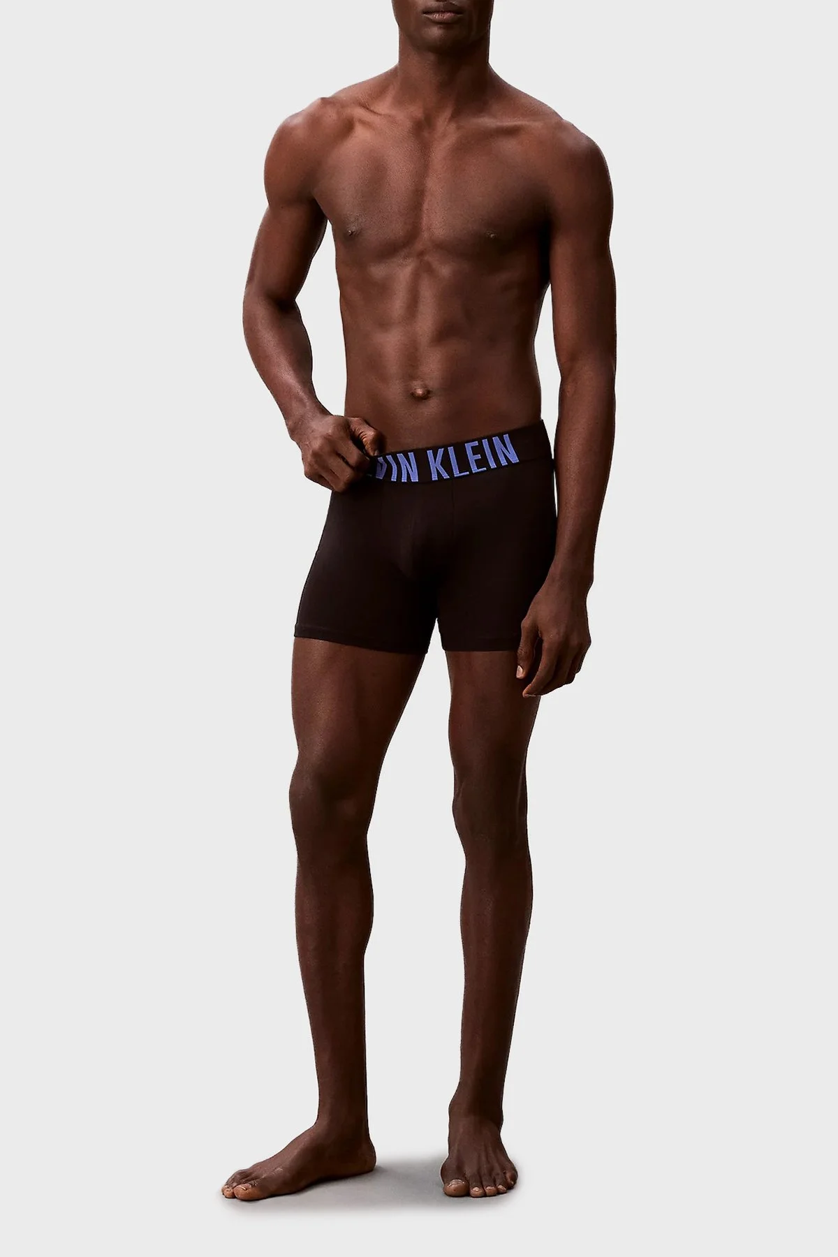 Calvin Klein Pamuklu Logolu 3 Pack 000NB3609AZDM Erkek Boxer 000NB3609A ZDM Siyah-Siyah-Siyah - 3