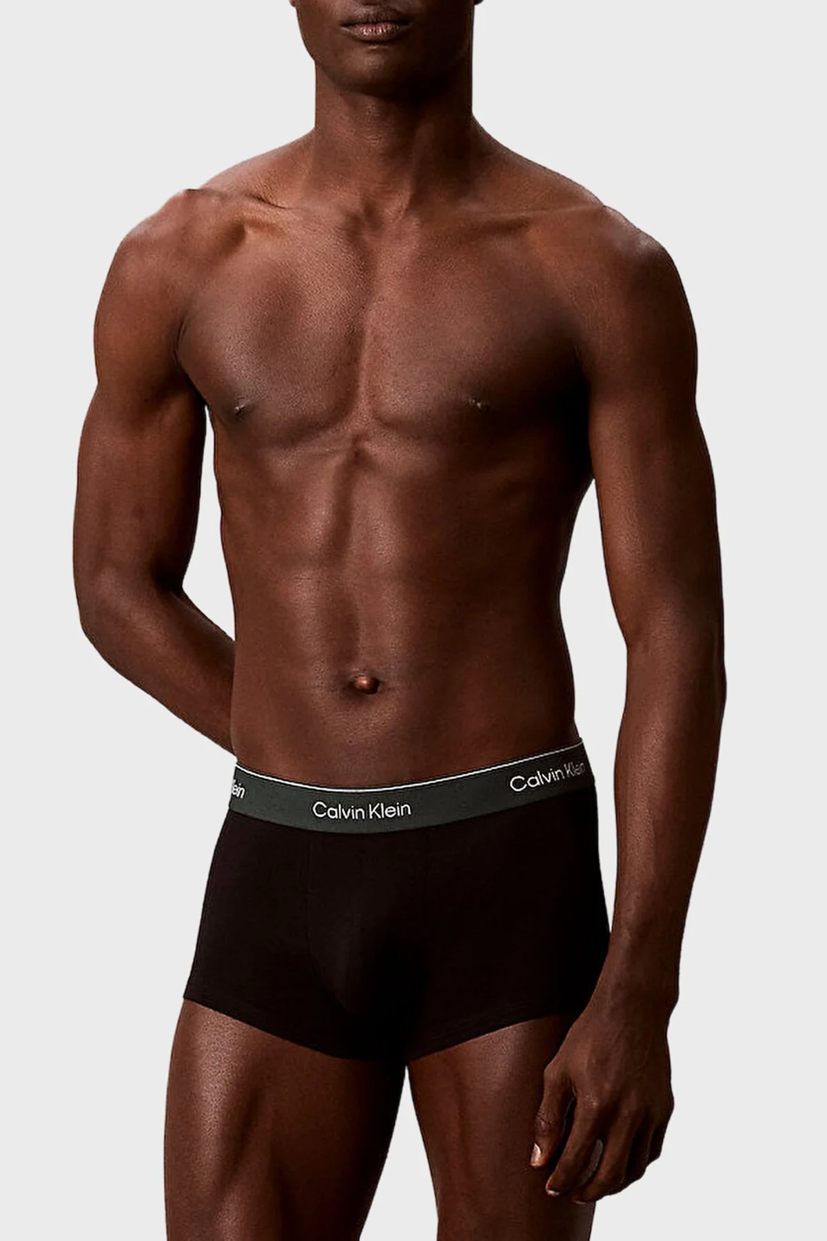 Calvin Klein Pamuklu Logolu 3 Pack LV00NB43893ZK Erkek Boxer LV00NB4389 3ZK Siyah - 3