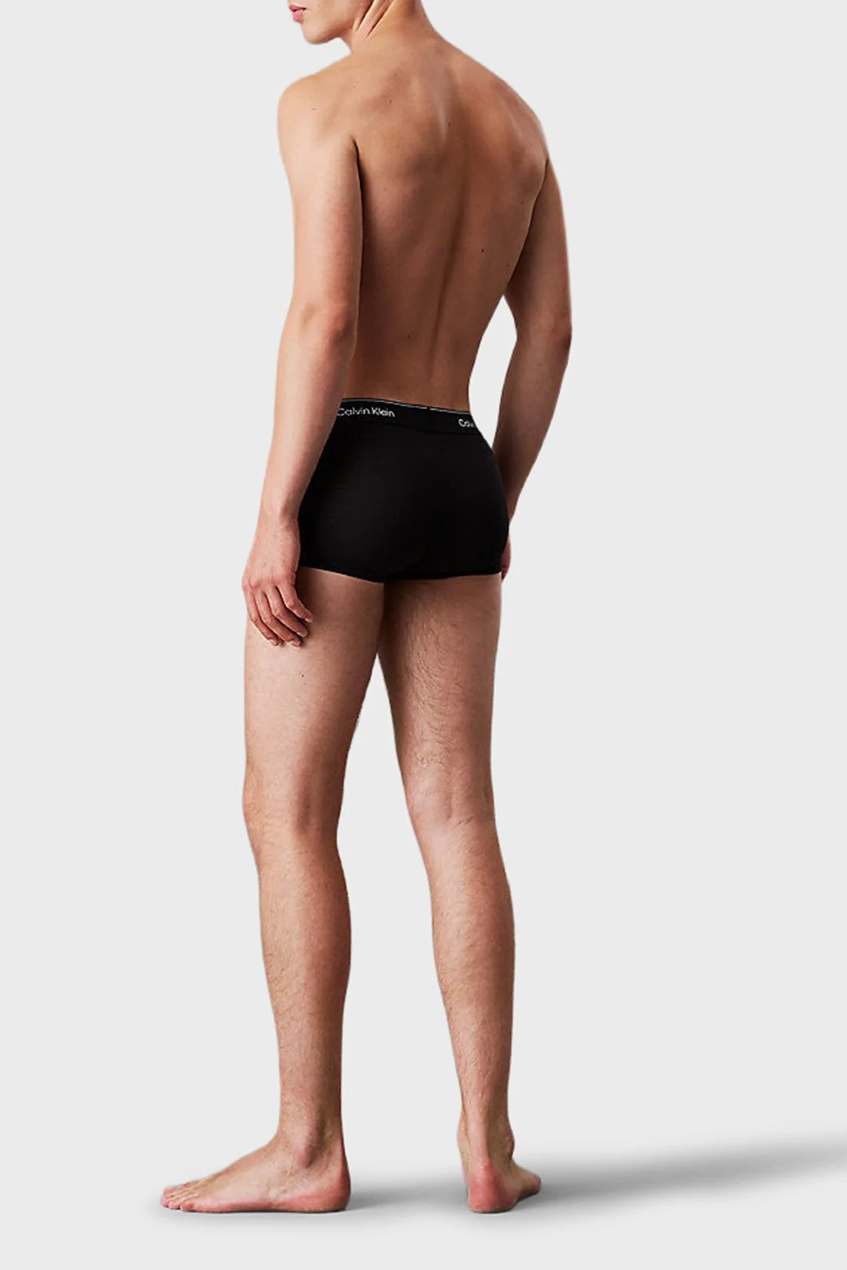 Calvin Klein Pamuklu Logolu 3 Pack LV00NB4389TM6 Erkek Boxer LV00NB4389 TM6 SİYAH - 4