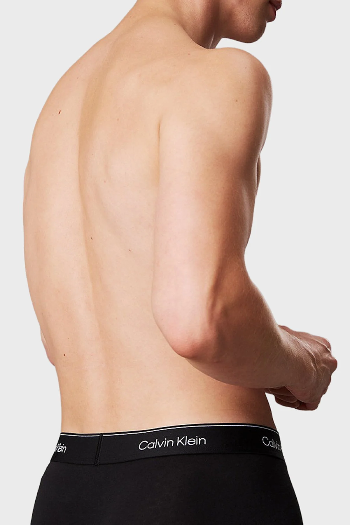 Calvin Klein Pamuklu Logolu 3 Pack LV00NB4389TM6 Erkek Boxer LV00NB4389 TM6 SİYAH - 5