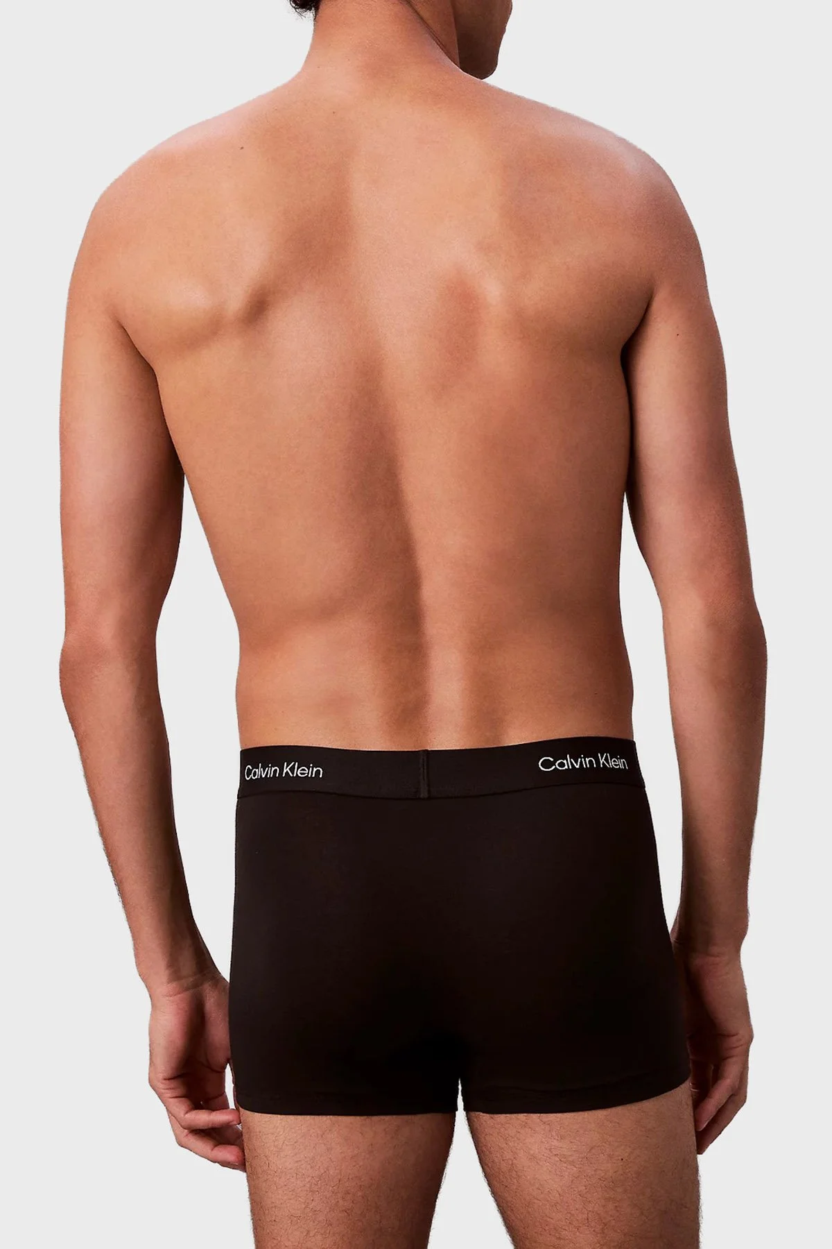 Calvin Klein Pamuklu Logolu 3 Pack LV00NB4476UB1 Erkek Boxer LV00NB4476 UB1 SİYAH - 3
