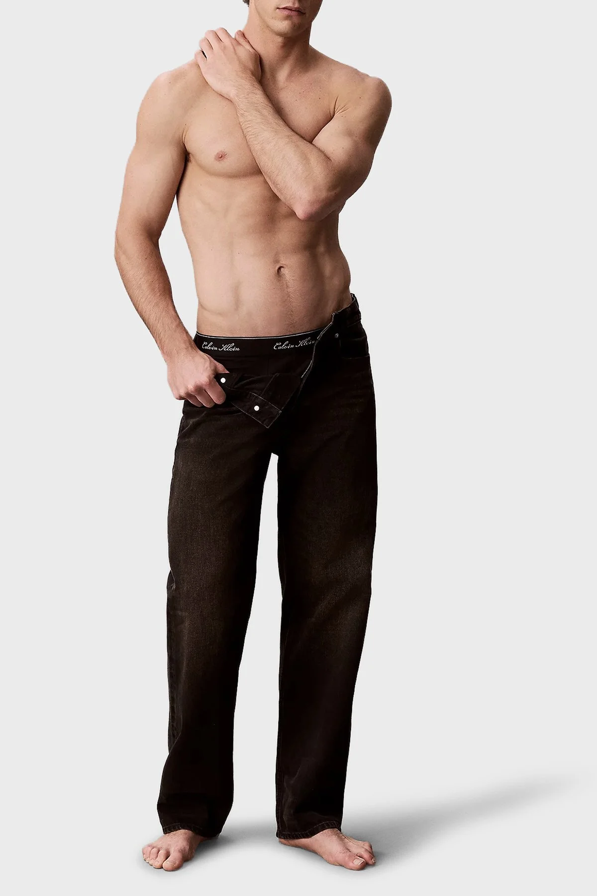 Calvin Klein Pamuklu Logolu 3 Pack LV00NB46074KJ Erkek Boxer LV00NB4607 4KJ Siyah - 3