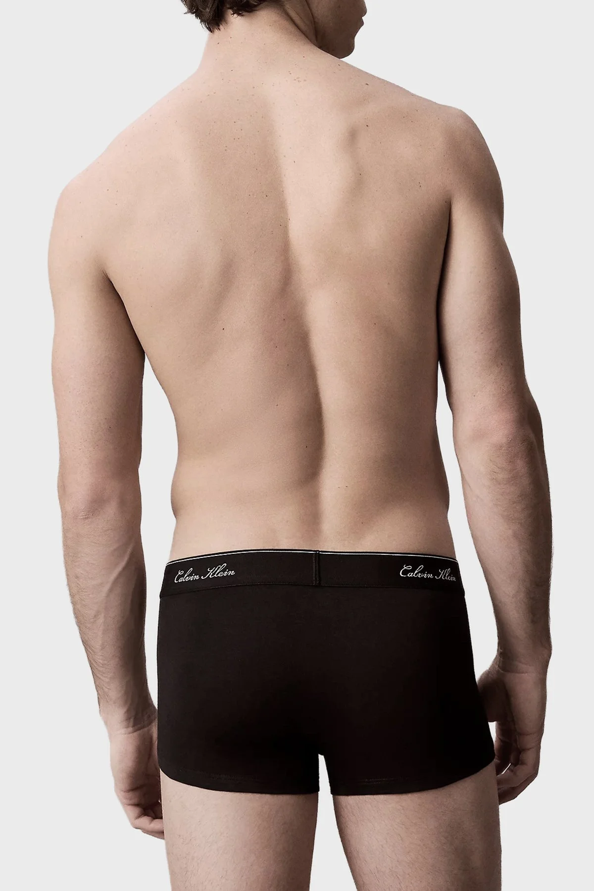 Calvin Klein Pamuklu Logolu 3 Pack LV00NB46074KJ Erkek Boxer LV00NB4607 4KJ Siyah - 6
