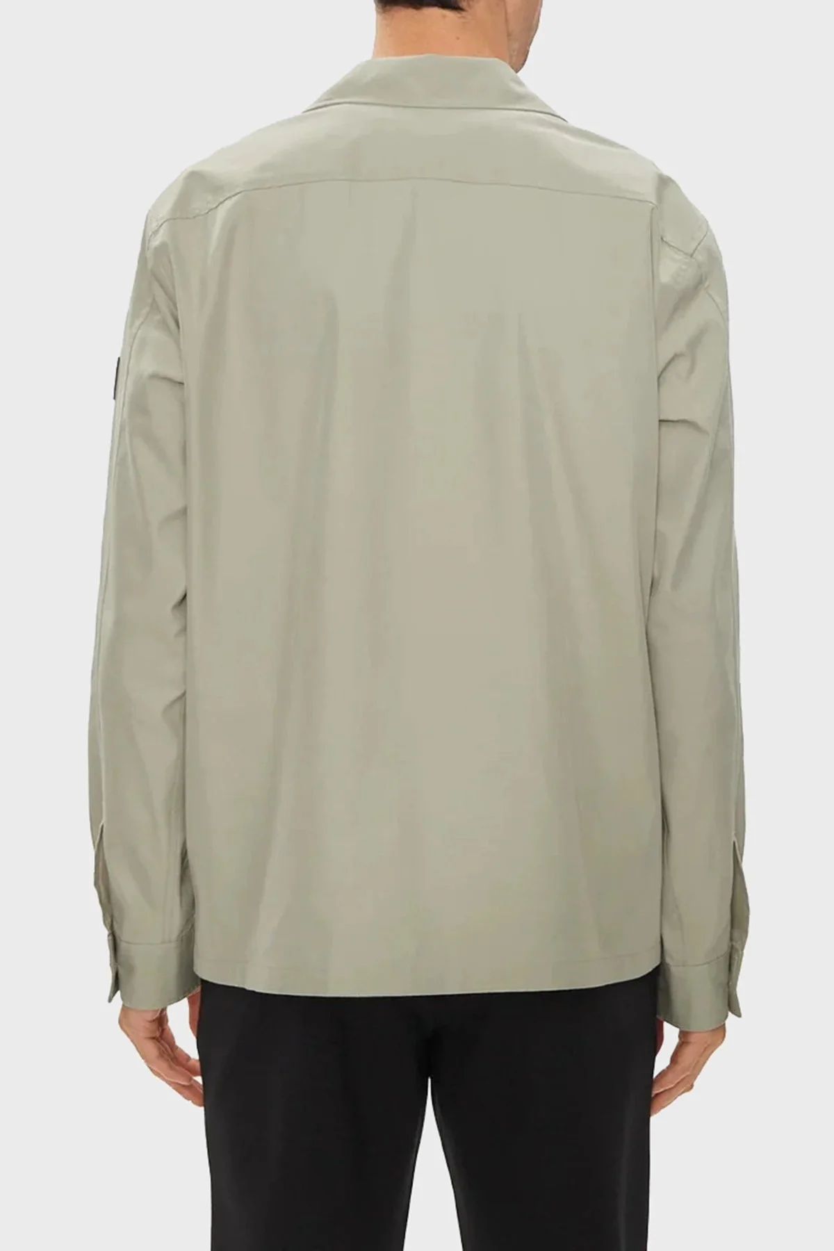 Calvin Klein Pamuklu Logolu Çift Cepli K10K109920PC7 Erkek Gömlek K10K109920 PC7 HAKİ - 2