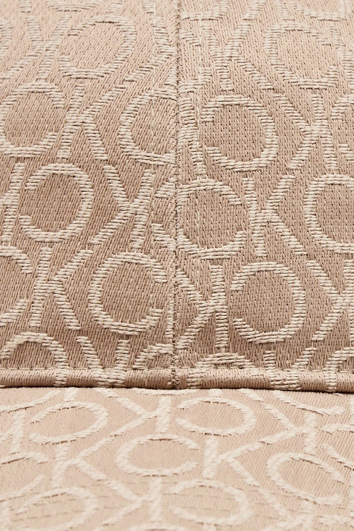 Calvin Klein Pamuklu Logolu K60K6120320HE Bayan Şapka K60K612032 0HE BEJ - 3