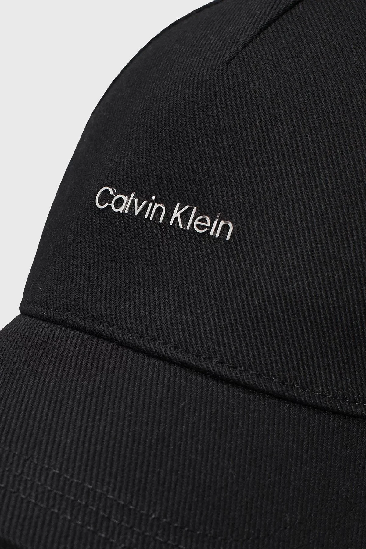 Calvin Klein Pamuklu Logolu K60K612764BEH Bayan Şapka K60K612764 BEH SİYAH - 4