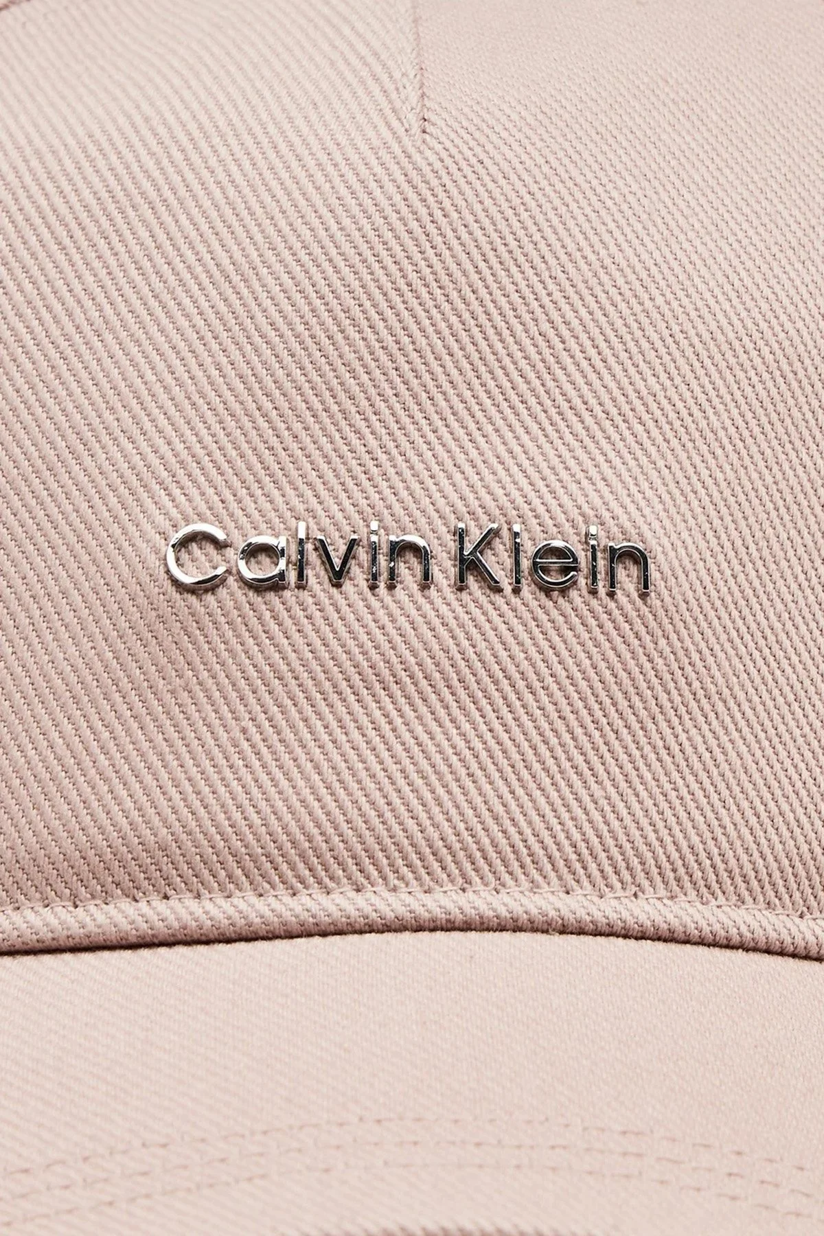 Calvin Klein Pamuklu Logolu K60K612764PE1 Bayan Şapka K60K612764 PE1 PUDRA - 3