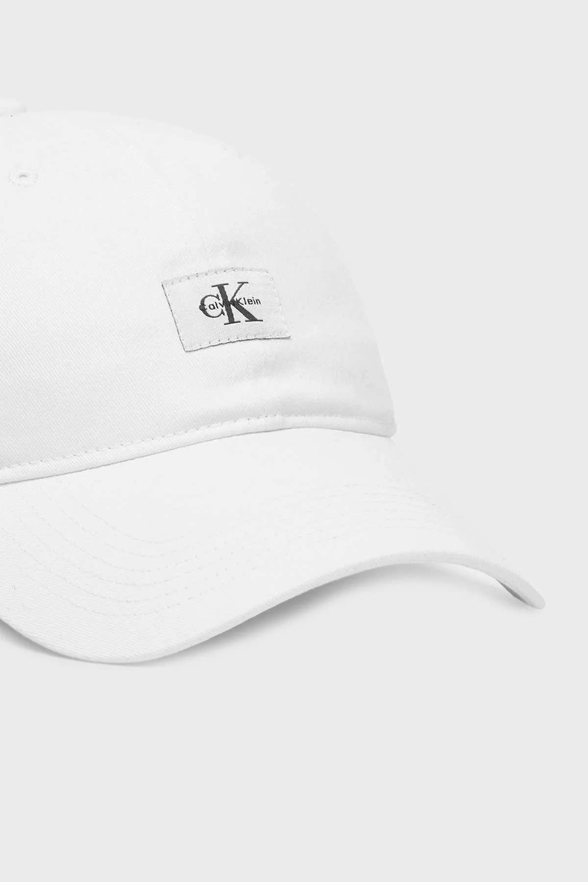 Calvin Klein Pamuklu Logolu LV04D5077GYAF Erkek Şapka LV04D5077G YAF EKRU - 2