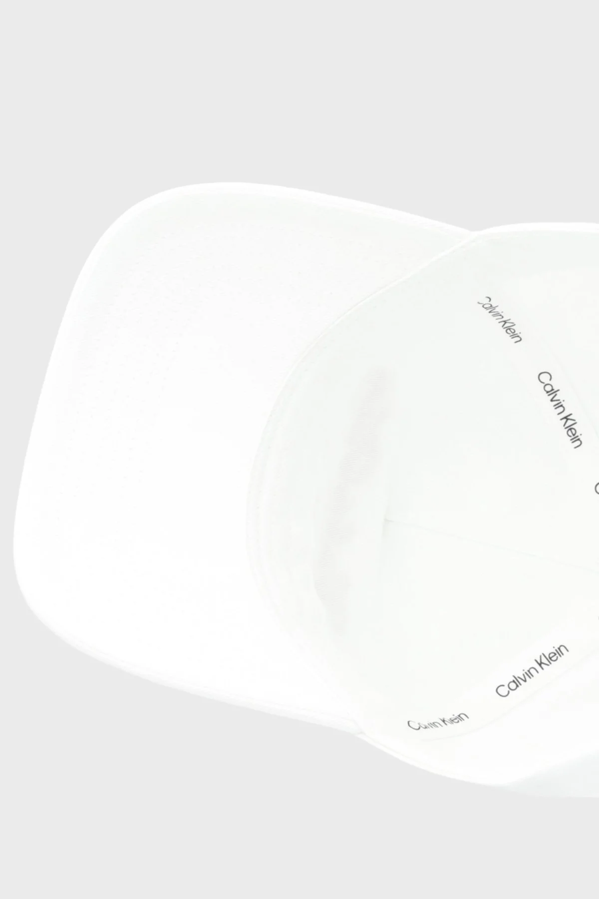 Calvin Klein Pamuklu Logolu LV04F5085GYAF Bayan Şapka LV04F5085G YAF EKRU - 4