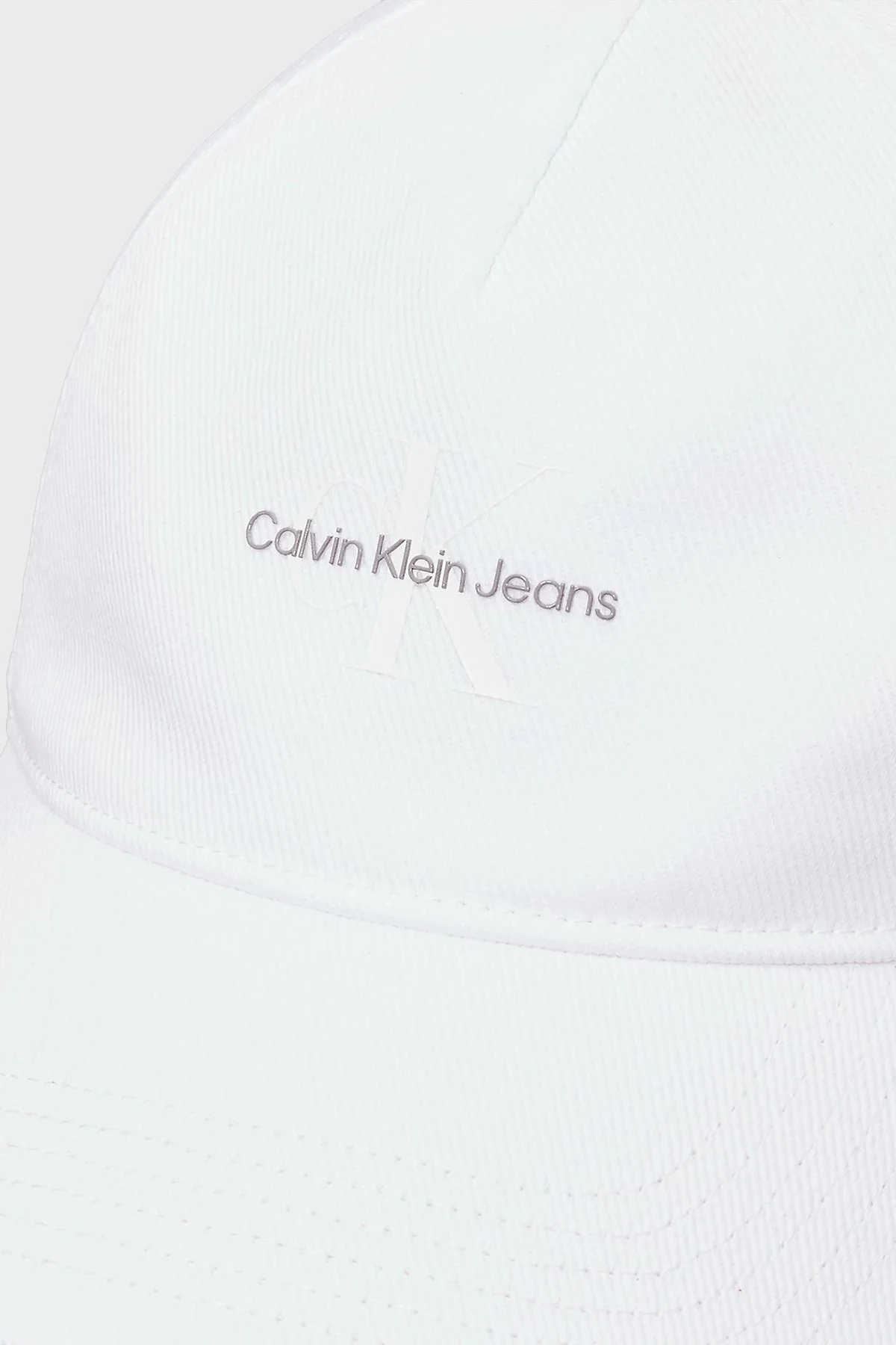 Calvin Klein Pamuklu Logolu LV04K5027GYAA Bayan Şapka LV04K5027G YAA BEYAZ - 5