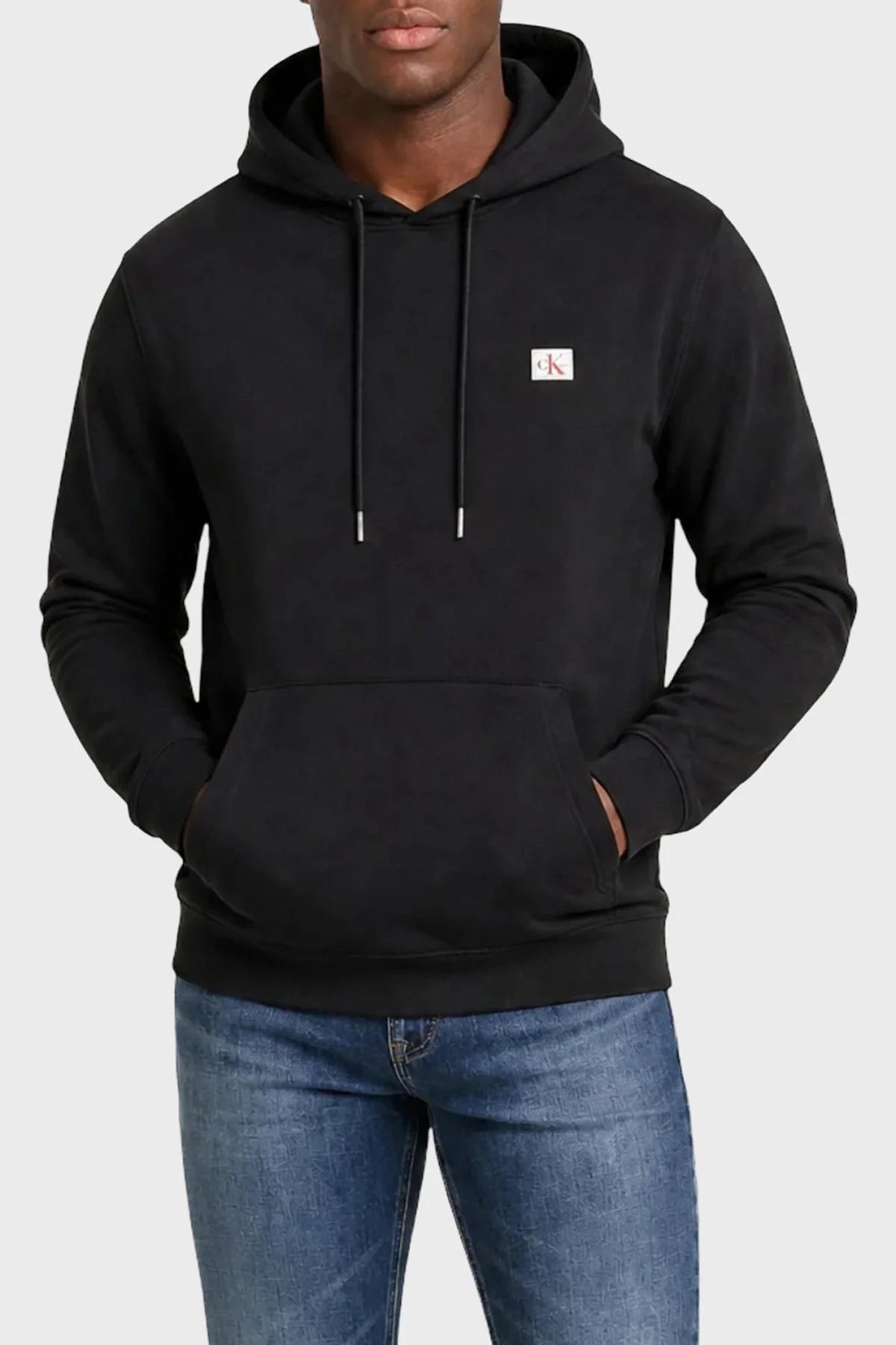 Calvin Klein Pamuklu Logolu Regular Fit Kapüşonlu Yaka LV04RG269GUB1 Erkek Sweat LV04RG269G UB1 SİYAH - 3