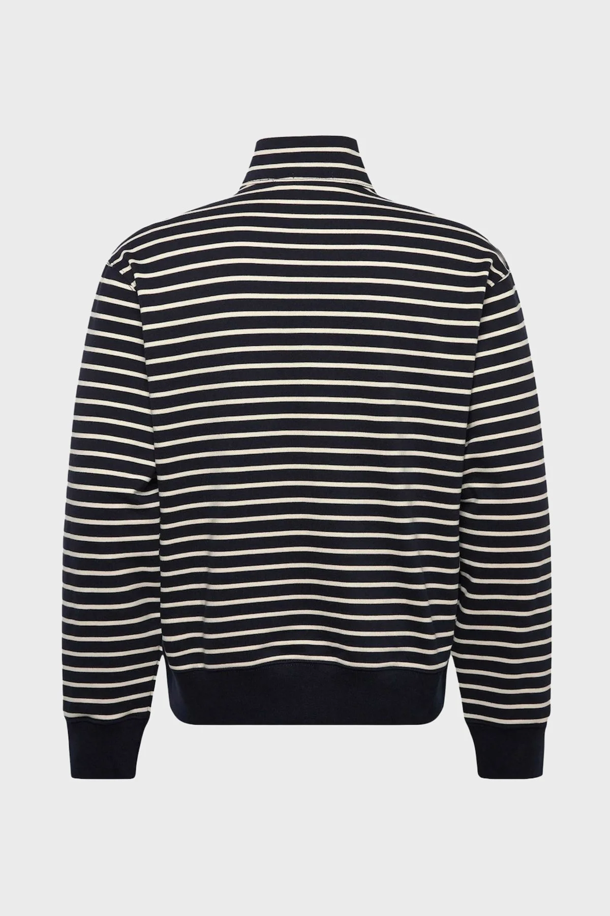 Calvin Klein Pamuklu Logolu Relaxed Fit Fermuarlı Dik Yaka LV04RG261GCEF Erkek Sweat LV04RG261G CEF Lacivert - 2
