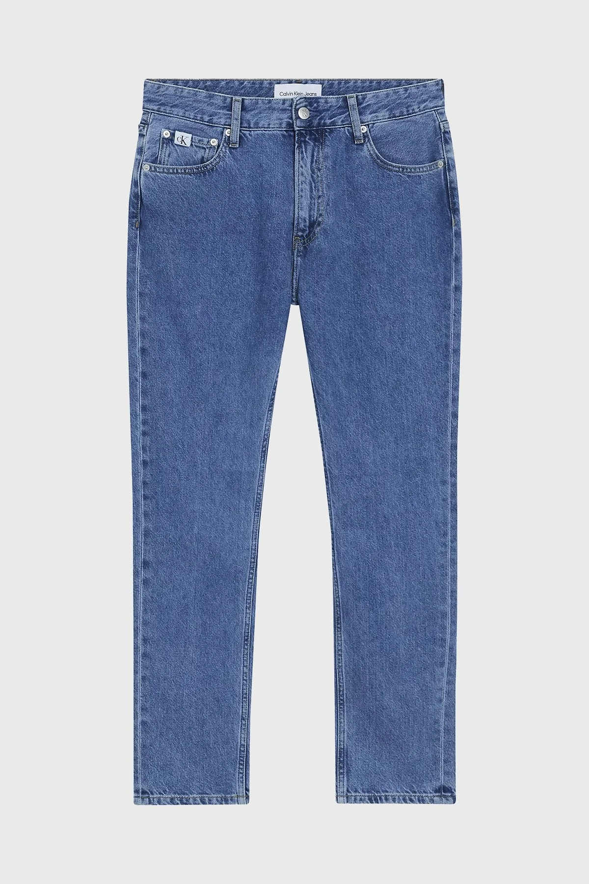 Calvin Klein Pamuklu Normal Bel Dad Jeans J30J3248411A4 Erkek Kot Pantolon J30J324841 1A4 MAVİ - 5