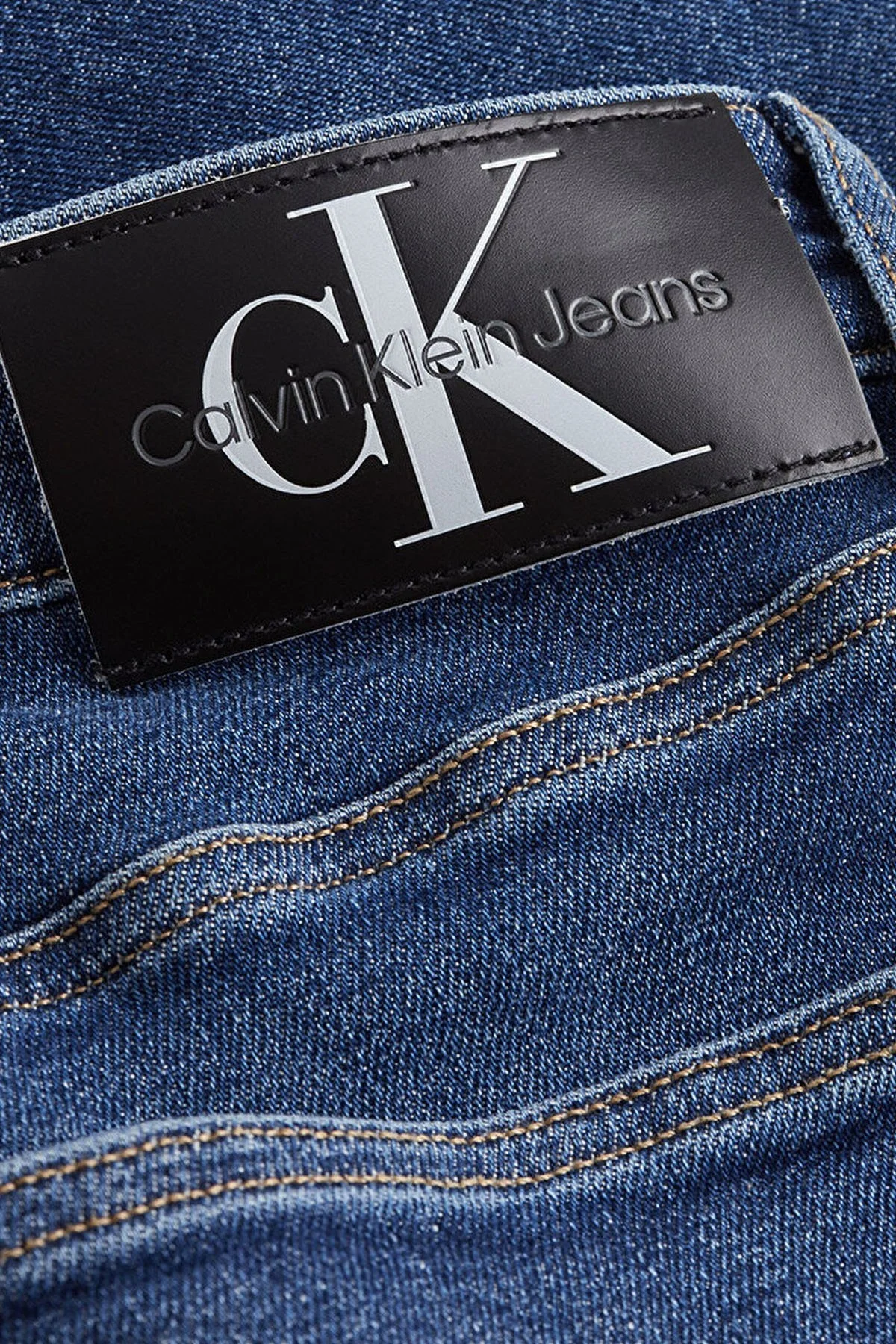Calvin Klein Pamuklu Normal Bel Skinny Fit Jeans Erkek Kot Pantolon J30J321131 1BJ MAVİ - 3
