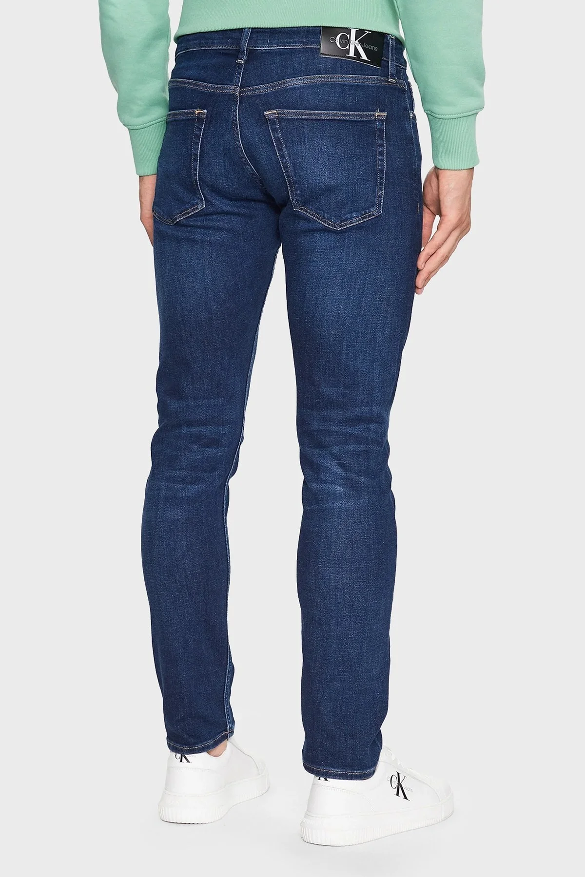 Calvin Klein Jeans Erkek Kot Pantolon J30J323384 1BJ MAVİ - 2