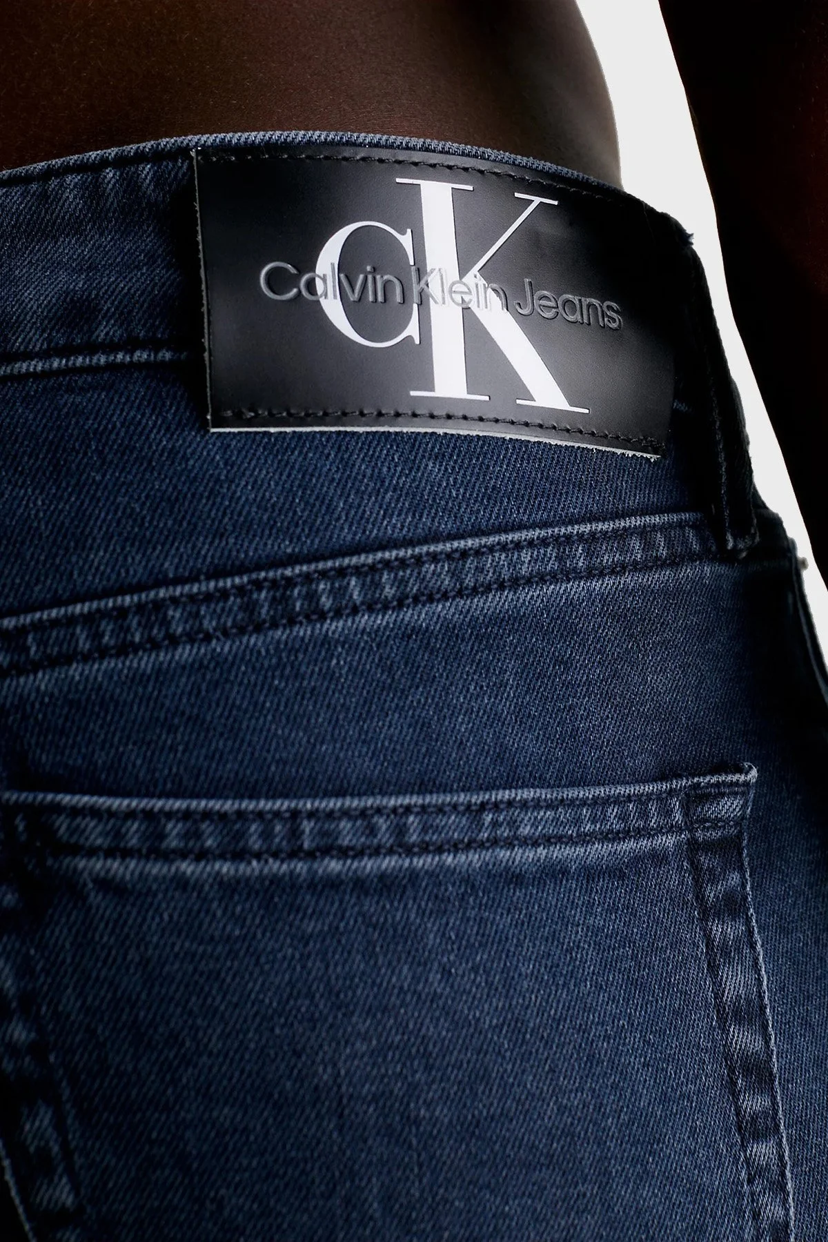 Calvin Klein Pamuklu Normal Bel Slim Fit Tapered Jeans J30J3238531BJ Erkek Kot Pantolon J30J323853 1BJ LACİVERT - 4
