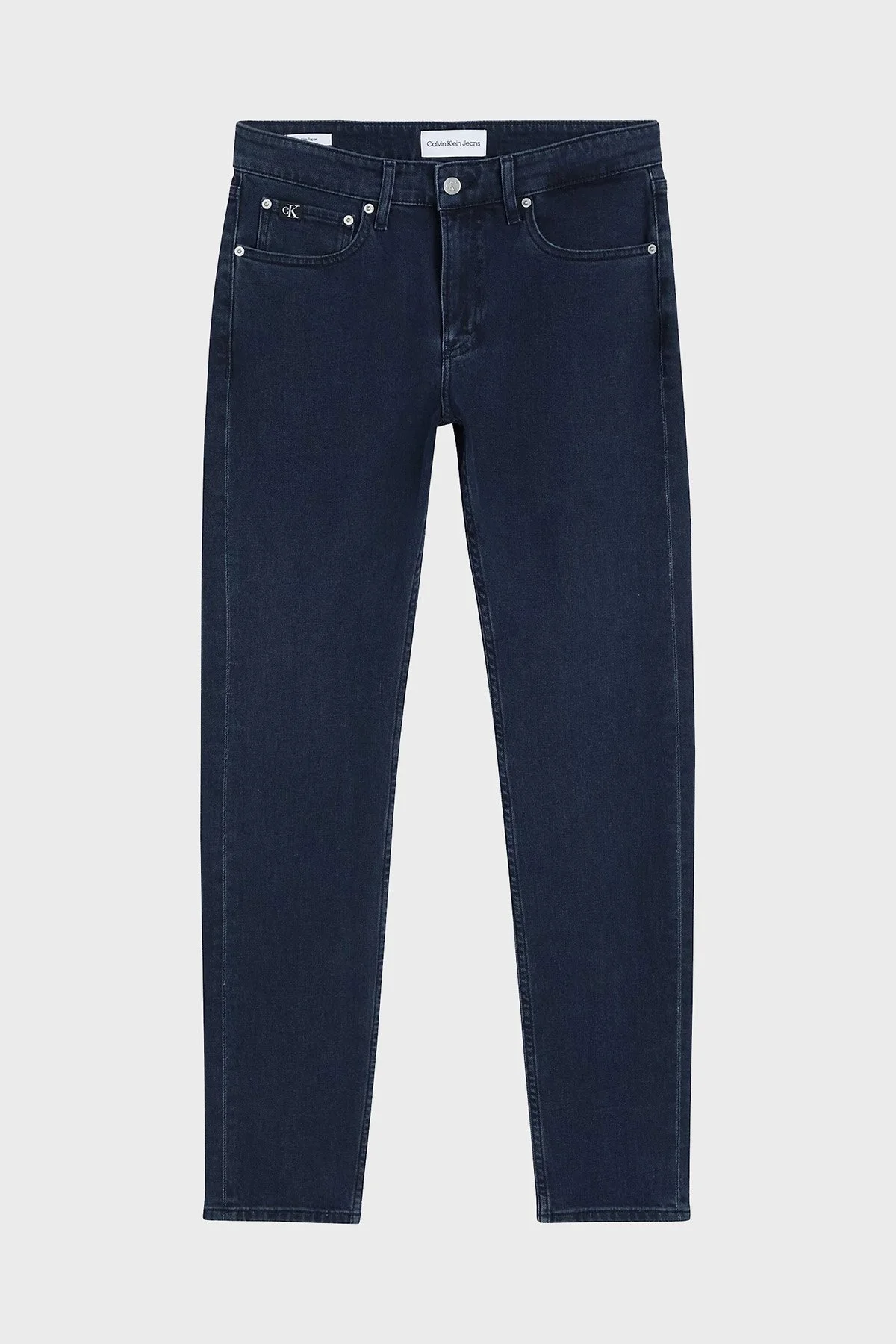 Calvin Klein Pamuklu Normal Bel Slim Fit Tapered Jeans J30J3238531BJ Erkek Kot Pantolon J30J323853 1BJ LACİVERT - 5