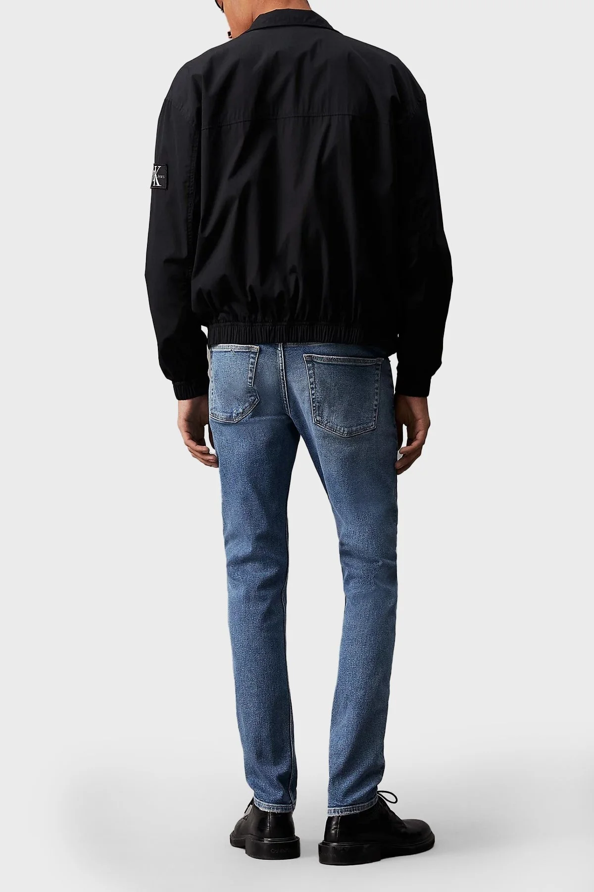 Calvin Klein Pamuklu Normal Bel Slim Tapered Jeans J30J3248441AA Erkek Kot Pantolon J30J324844 1AA MAVİ - 4