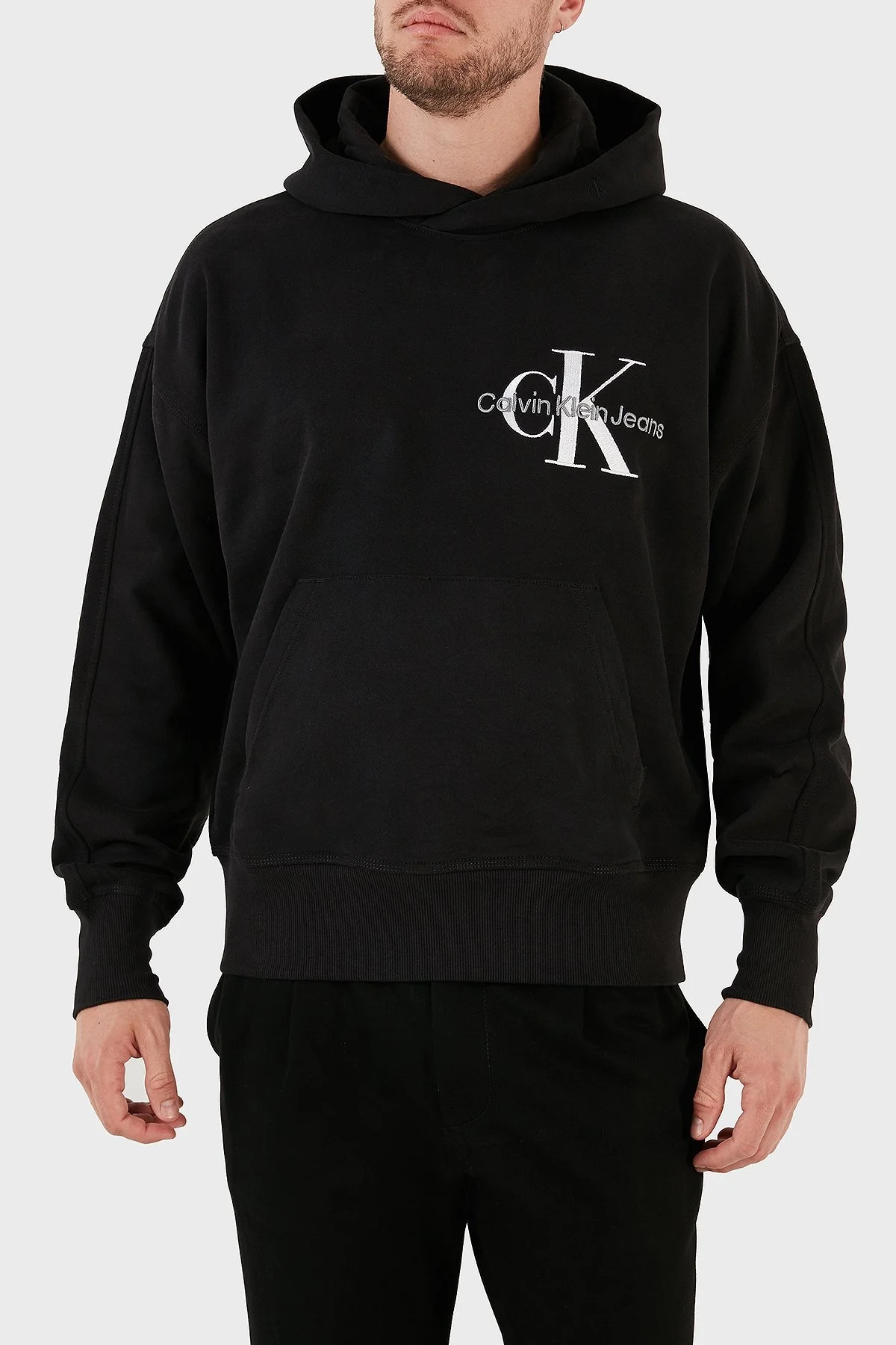 Calvin Klein Erkek Sweat J30J323431 BEH SİYAH - 1