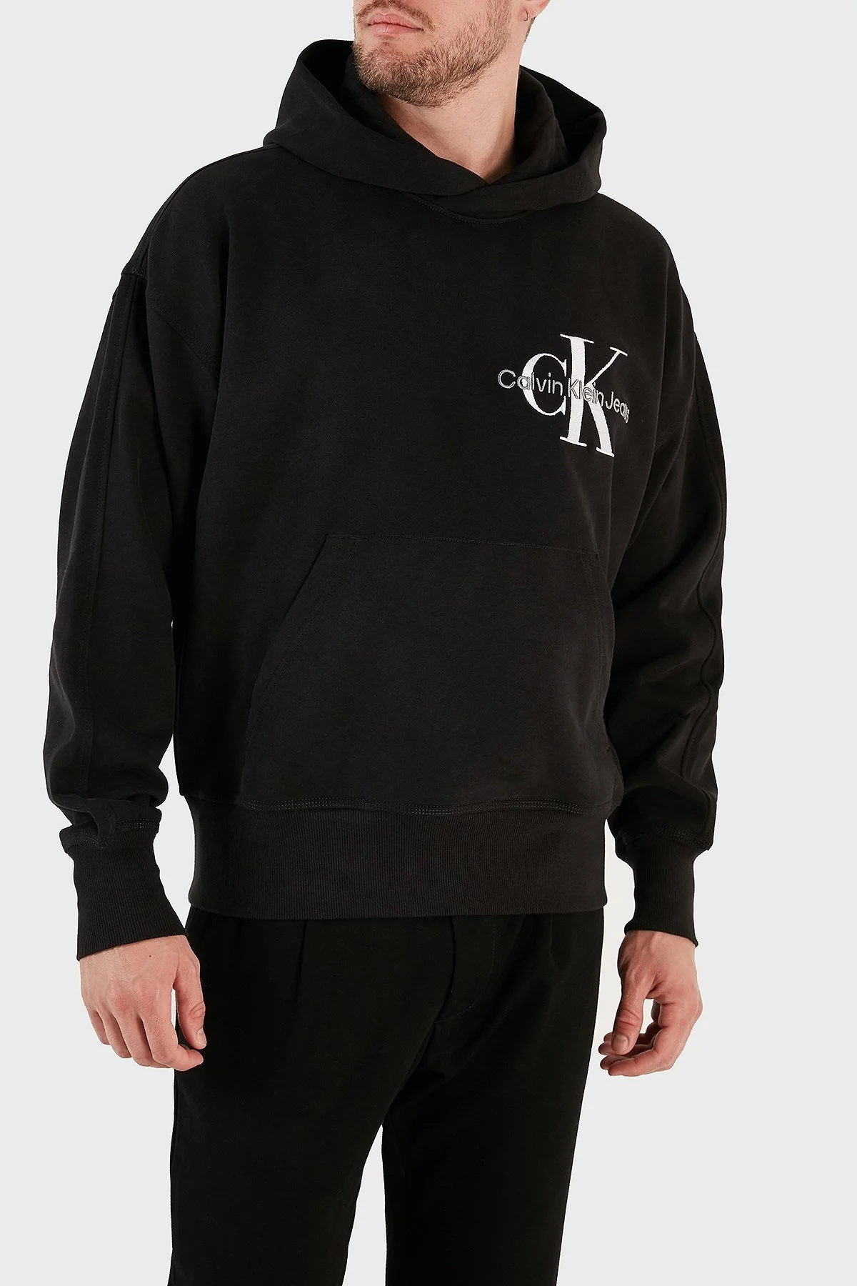 Calvin Klein Erkek Sweat J30J323431 BEH SİYAH - 3