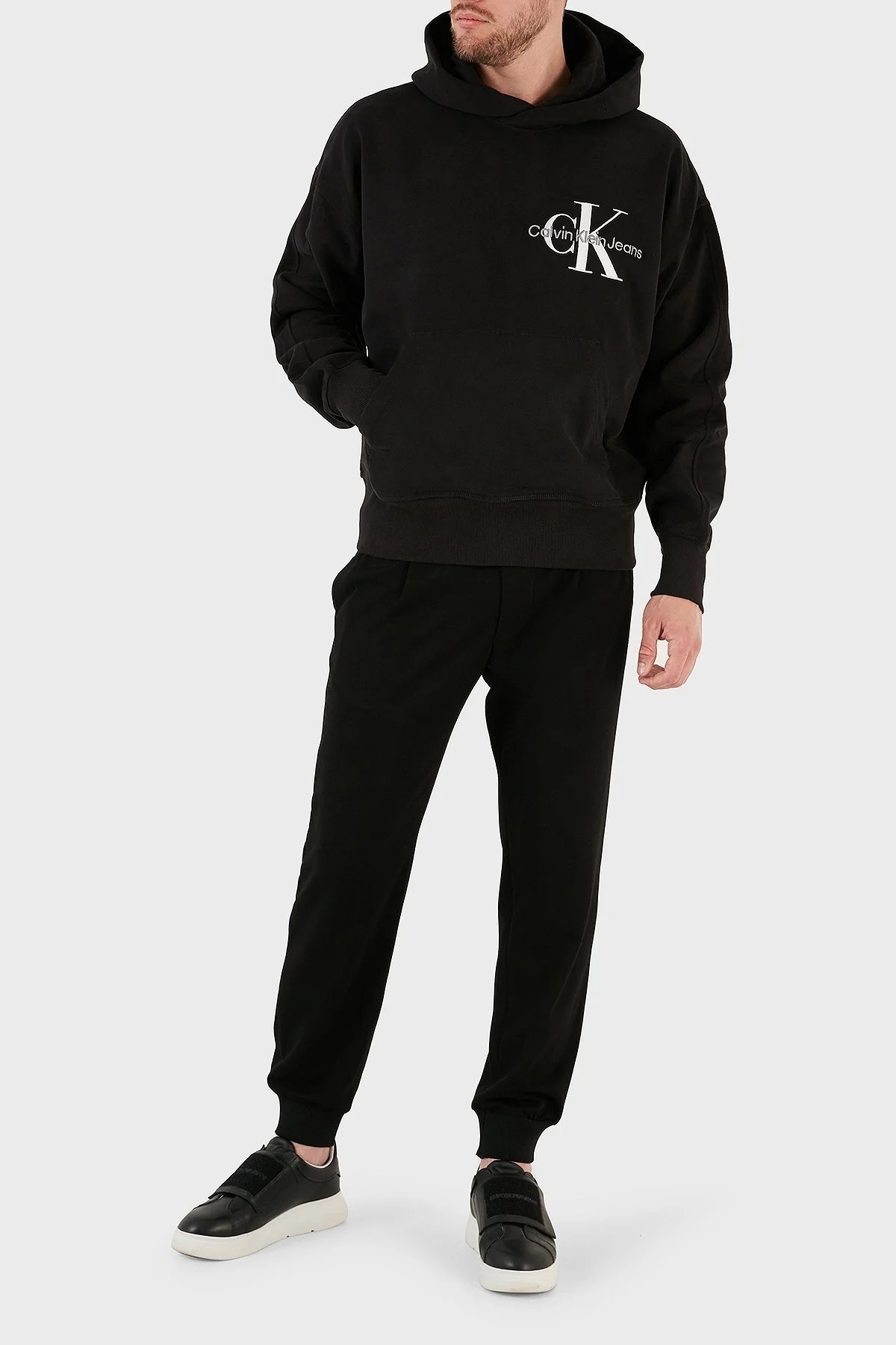 Calvin Klein Erkek Sweat J30J323431 BEH SİYAH - 5