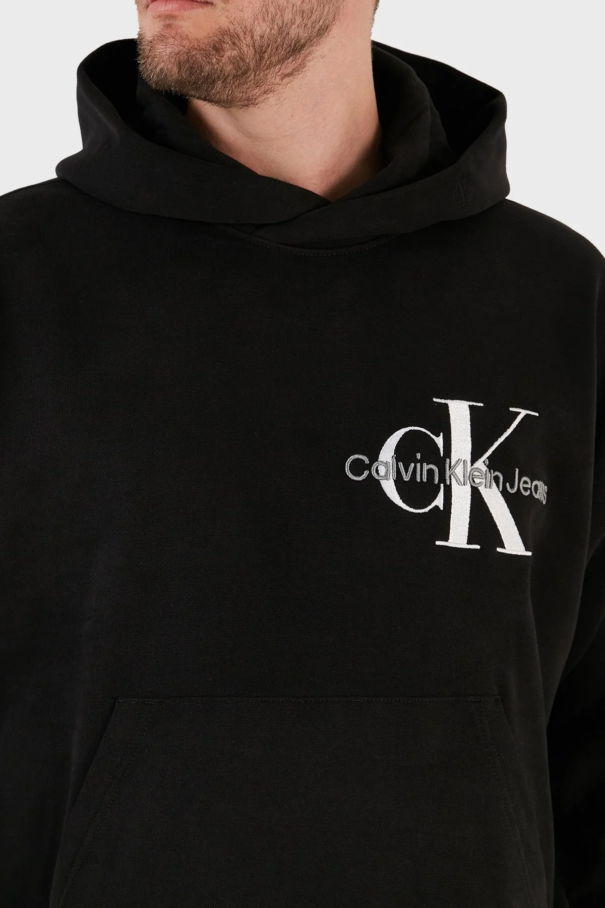 Calvin Klein Erkek Sweat J30J323431 BEH SİYAH - 6