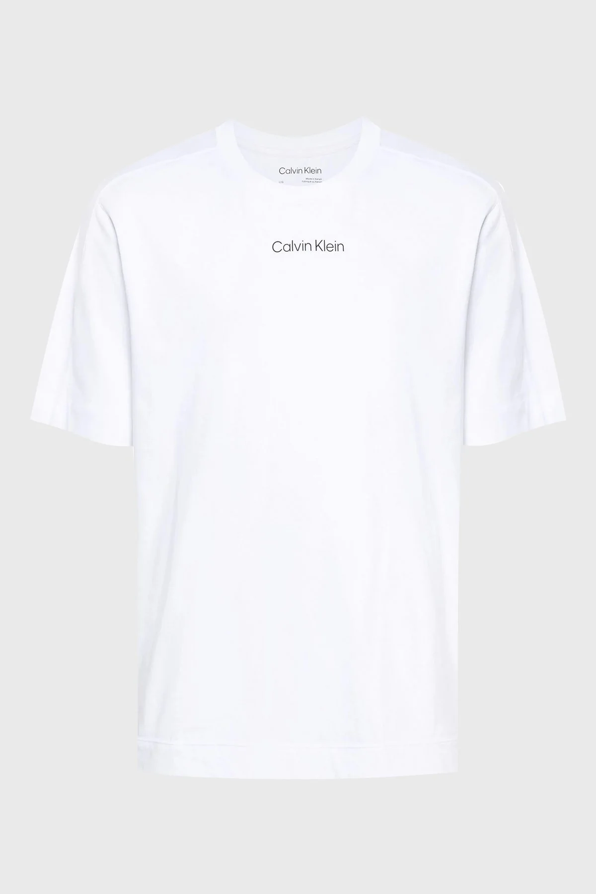 Calvin Klein Pamuklu Regular Fit Bisiklet Yaka 00GMS4K174YAA Erkek T Shirt 00GMS4K174 YAA BEYAZ - 10