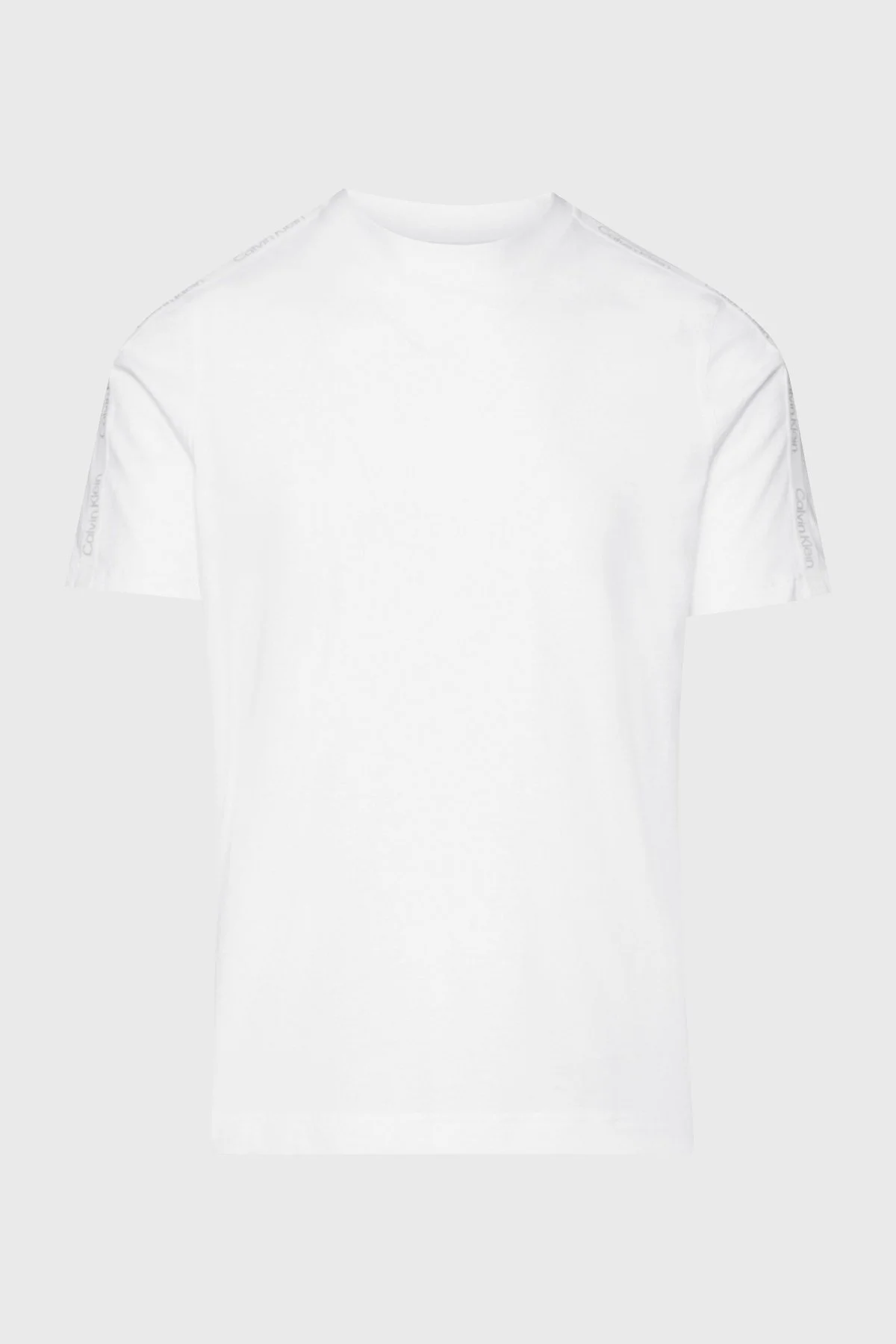 Calvin Klein Pamuklu Regular Fit Bisiklet Yaka 00GMS4K187YAA Erkek T Shirt 00GMS4K187 YAA BEYAZ - 5