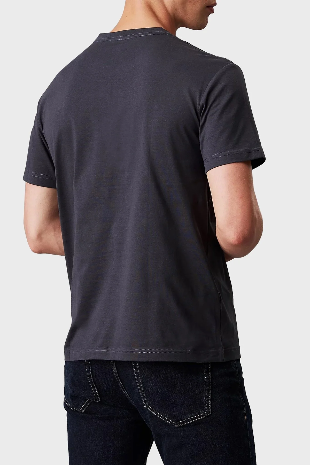 Calvin Klein Pamuklu Regular Fit Bisiklet Yaka 2 Pack J30J3201990GM Erkek T Shirt J30J320199 0GM SİYAH - 8