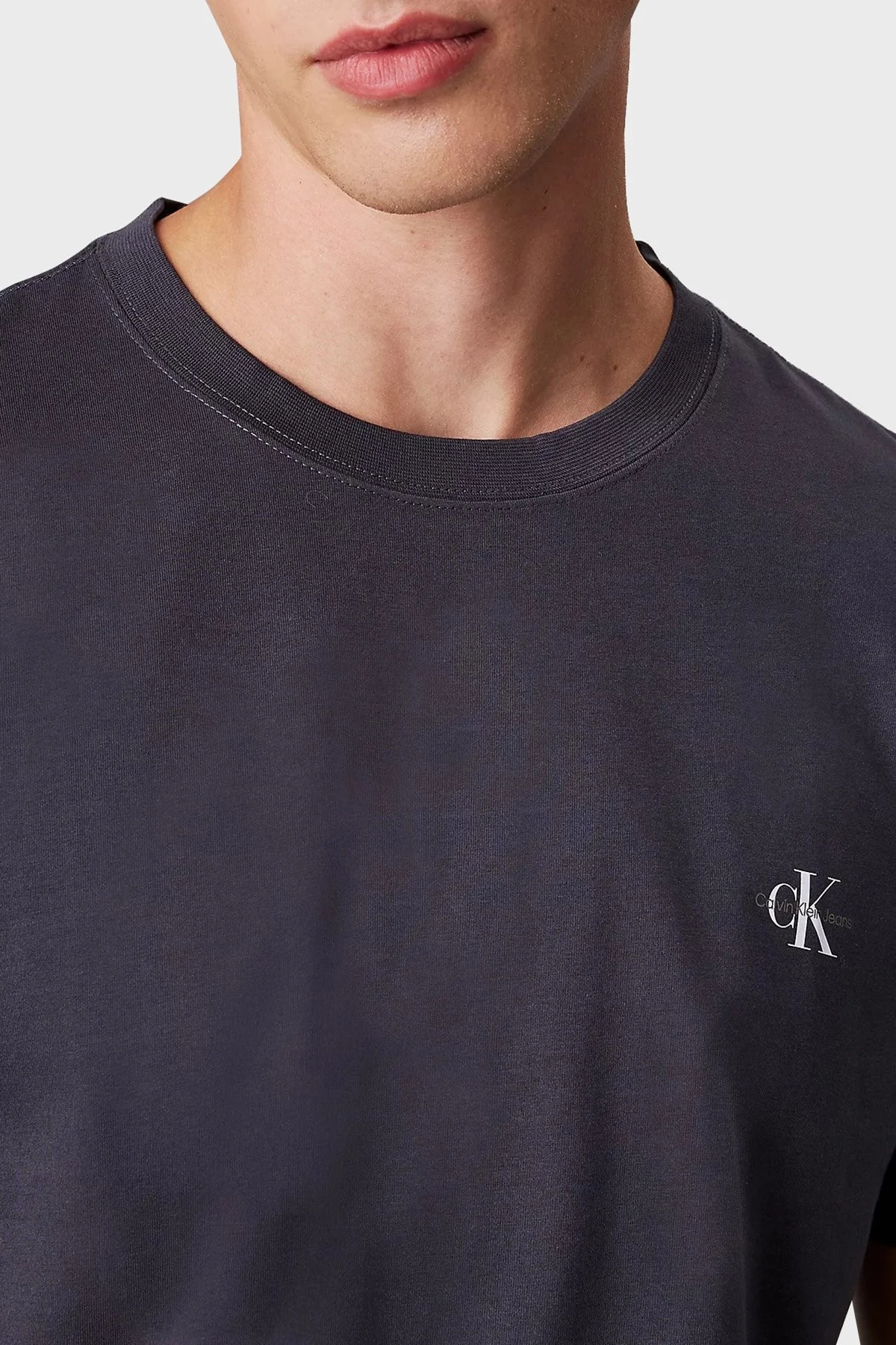 Calvin Klein Pamuklu Regular Fit Bisiklet Yaka 2 Pack J30J3201990GM Erkek T Shirt J30J320199 0GM SİYAH - 12