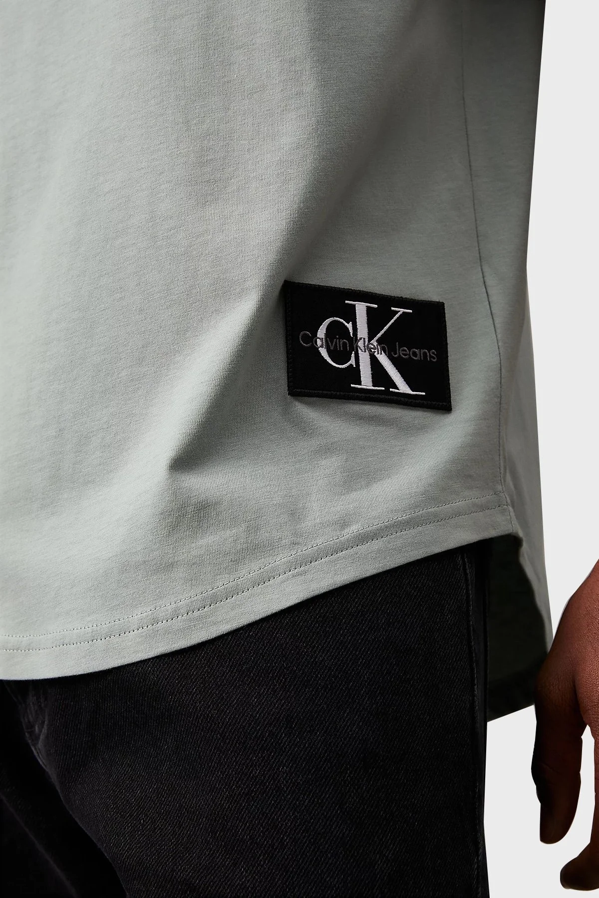 Calvin Klein Pamuklu Regular Fit Bisiklet Yaka J30J323482PFF Erkek T Shirt J30J323482 PFF MİNT - 4