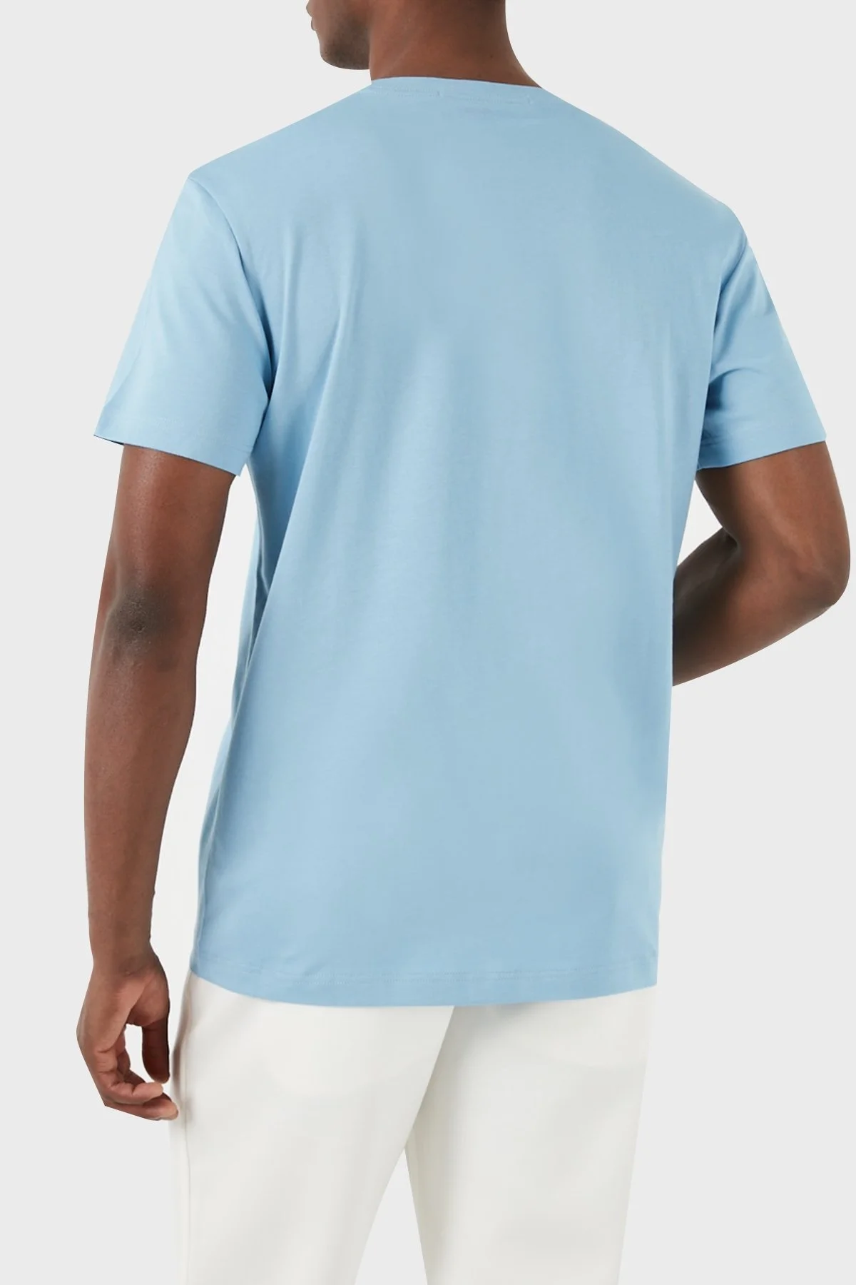 Calvin Klein Pamuklu Regular Fit Bisiklet Yaka J30J325190CEZ Erkek T Shirt J30J325190 CEZ MAVİ - 2