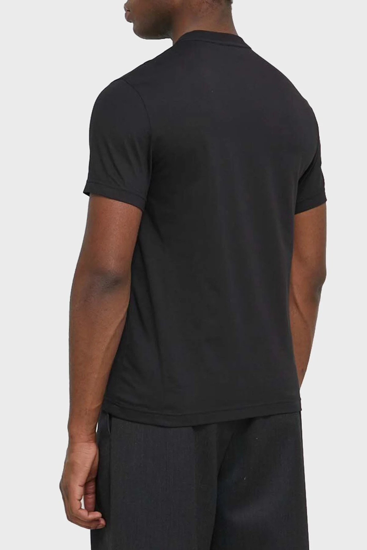 Calvin Klein Pamuklu Regular Fit Bisiklet Yaka K10K112482BEH Erkek T Shirt K10K112482 BEH SİYAH - 2
