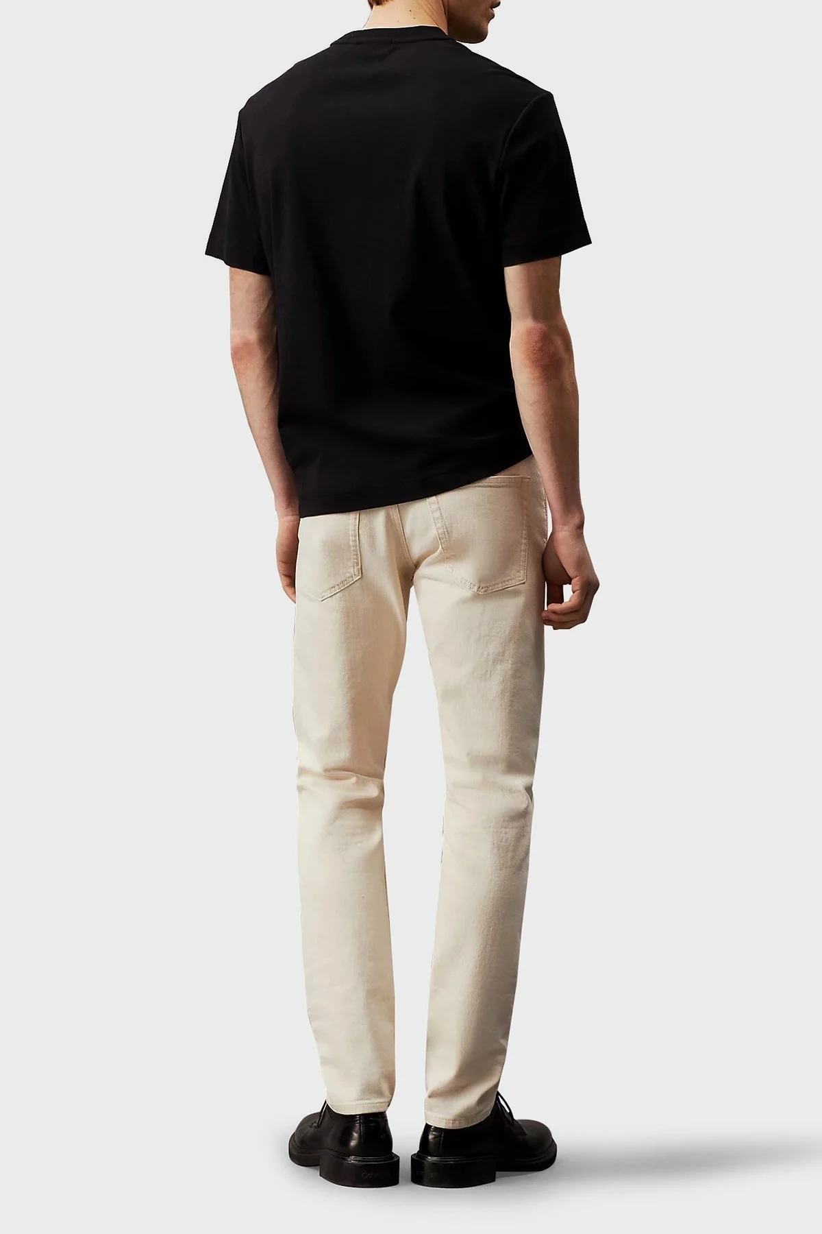Calvin Klein Pamuklu Regular Fit Bisiklet Yaka K10K112504BEH Erkek T Shirt K10K112504 BEH SİYAH - 2