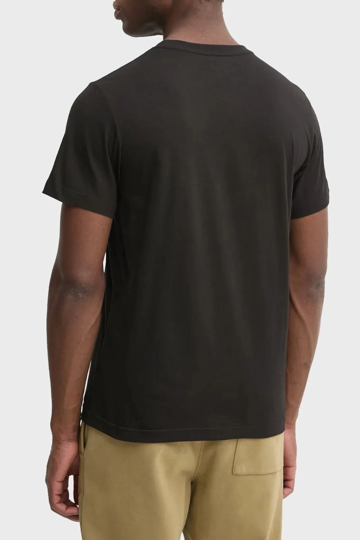 Calvin Klein Pamuklu Regular Fit Bisiklet Yaka Logo Baskılı J30J327077BEH Erkek T Shirt J30J327077 BEH SİYAH - 2