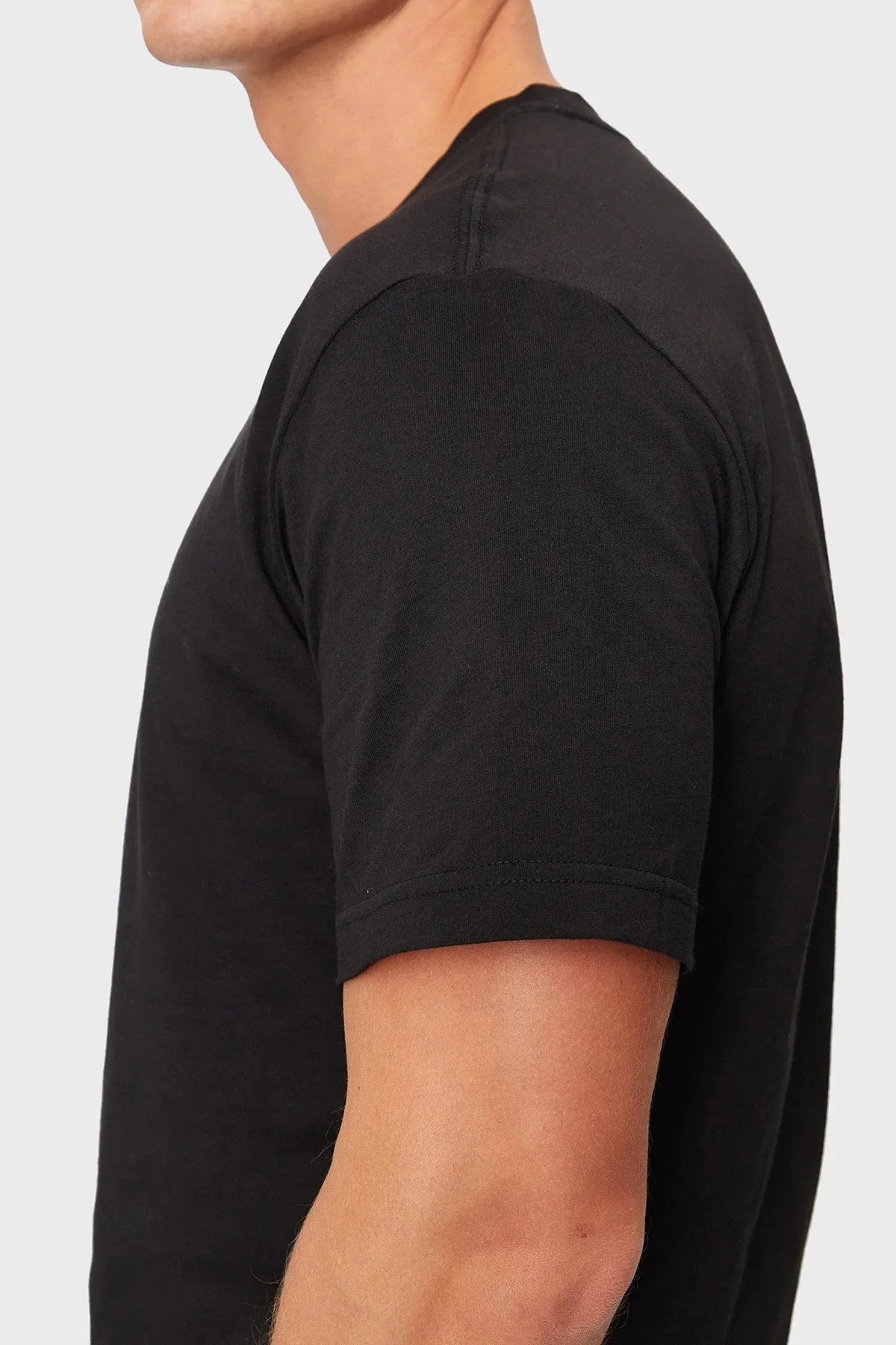 Calvin Klein Pamuklu Regular Fit Bisiklet Yaka Logolu J30J327075BEH Erkek T Shirt J30J327075 BEH SİYAH - 5