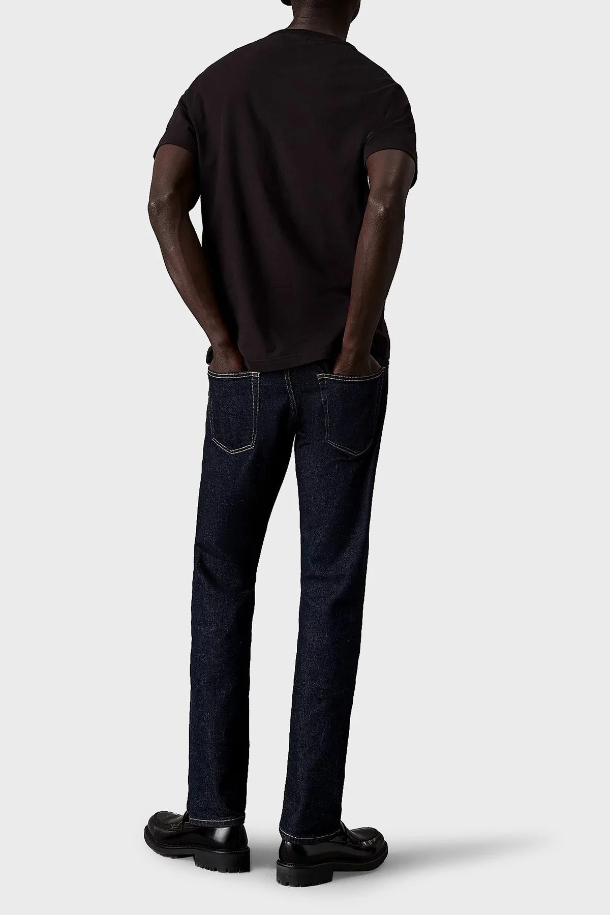 Calvin Klein Pamuklu Regular Fit Bisiklet Yaka Logolu K10K113802BEH Erkek T Shirt K10K113802 BEH SİYAH - 7