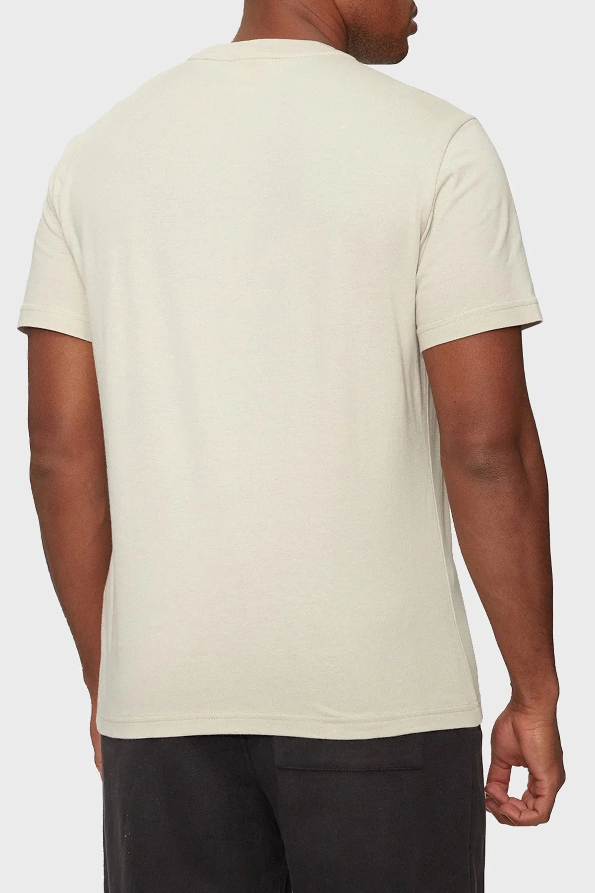 Calvin Klein Pamuklu Regular Fit Bisiklet Yaka Logolu K10K113802PEA Erkek T Shirt K10K113802 PEA BEJ - 8