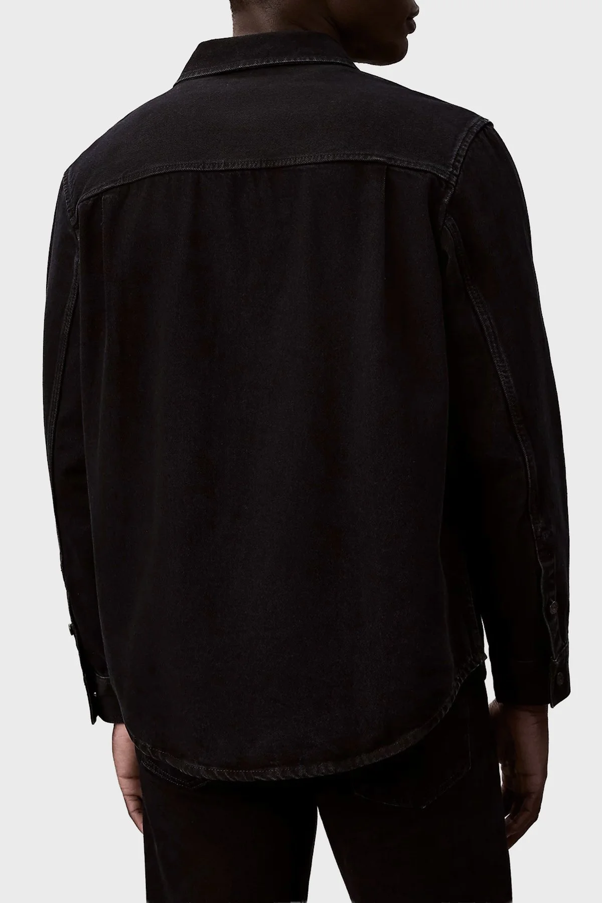 Calvin Klein Pamuklu Regular Fit Cepli Kot LV04RE714GEF7 Erkek Gömlek LV04RE714G EF7 LACİVERT - 3