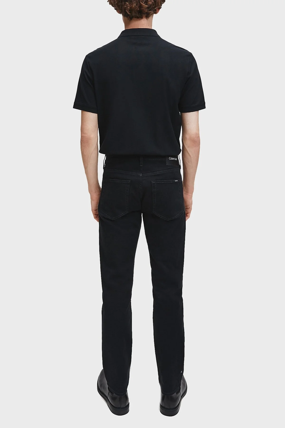 Calvin Klein Pamuklu Regular Fit Düğmeli T Shirt Erkek Polo K10K102964 013 SİYAH - 4