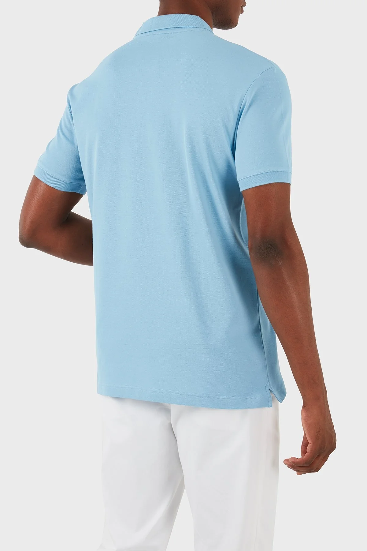 Calvin Klein Pamuklu Regular Fit J30J323395CEZ Erkek Polo Yaka T Shirt J30J323395 CEZ MAVİ - 2
