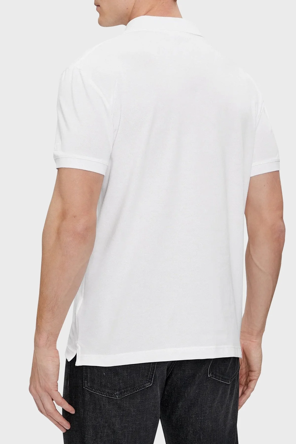 Calvin Klein Pamuklu Regular Fit J30J323395YAF Erkek Polo Yaka T Shirt J30J323395 YAF BEYAZ - 2