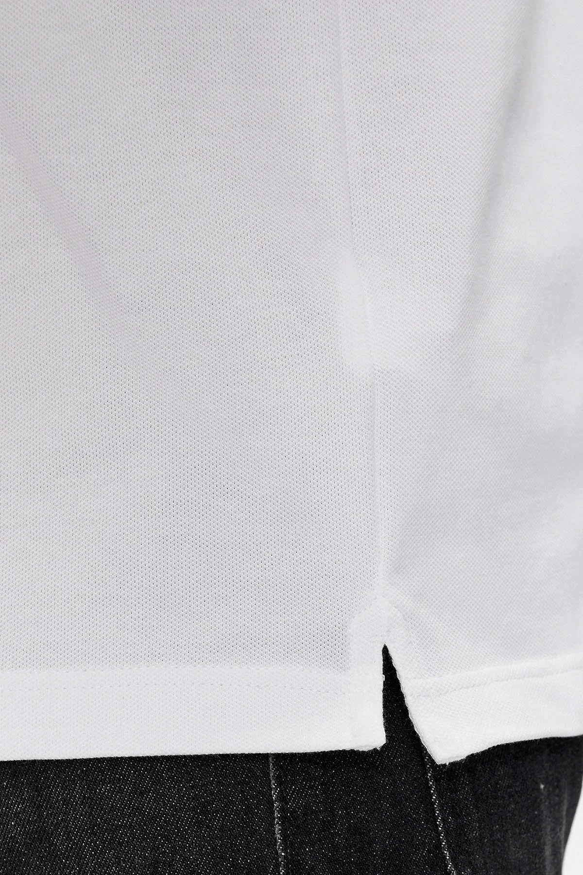 Calvin Klein Pamuklu Regular Fit J30J323395YAF Erkek Polo Yaka T Shirt J30J323395 YAF BEYAZ - 5